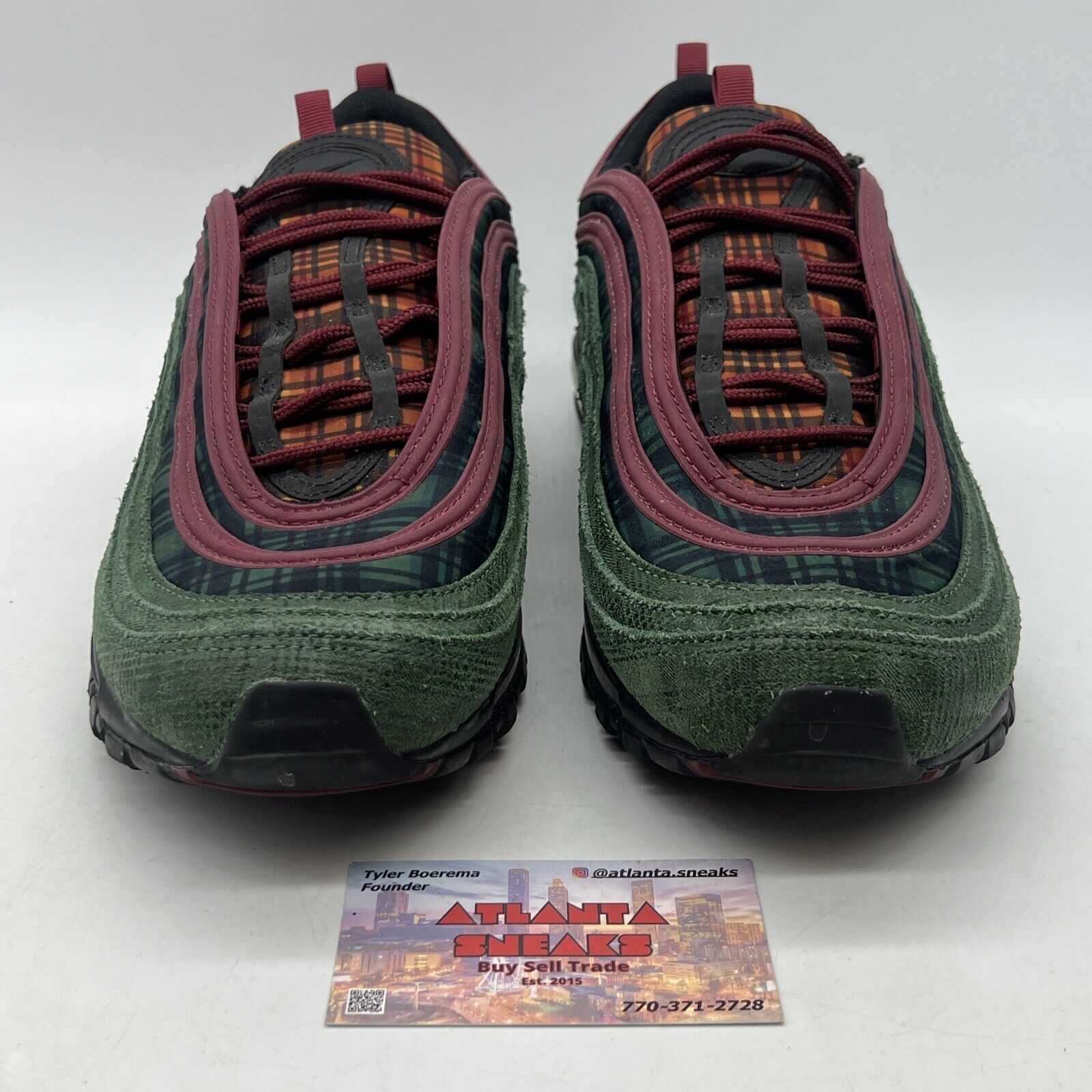 Size 12 - Nike Air Max 97 NRG Jacket Pack Green Maroon Black (AT6145-600)