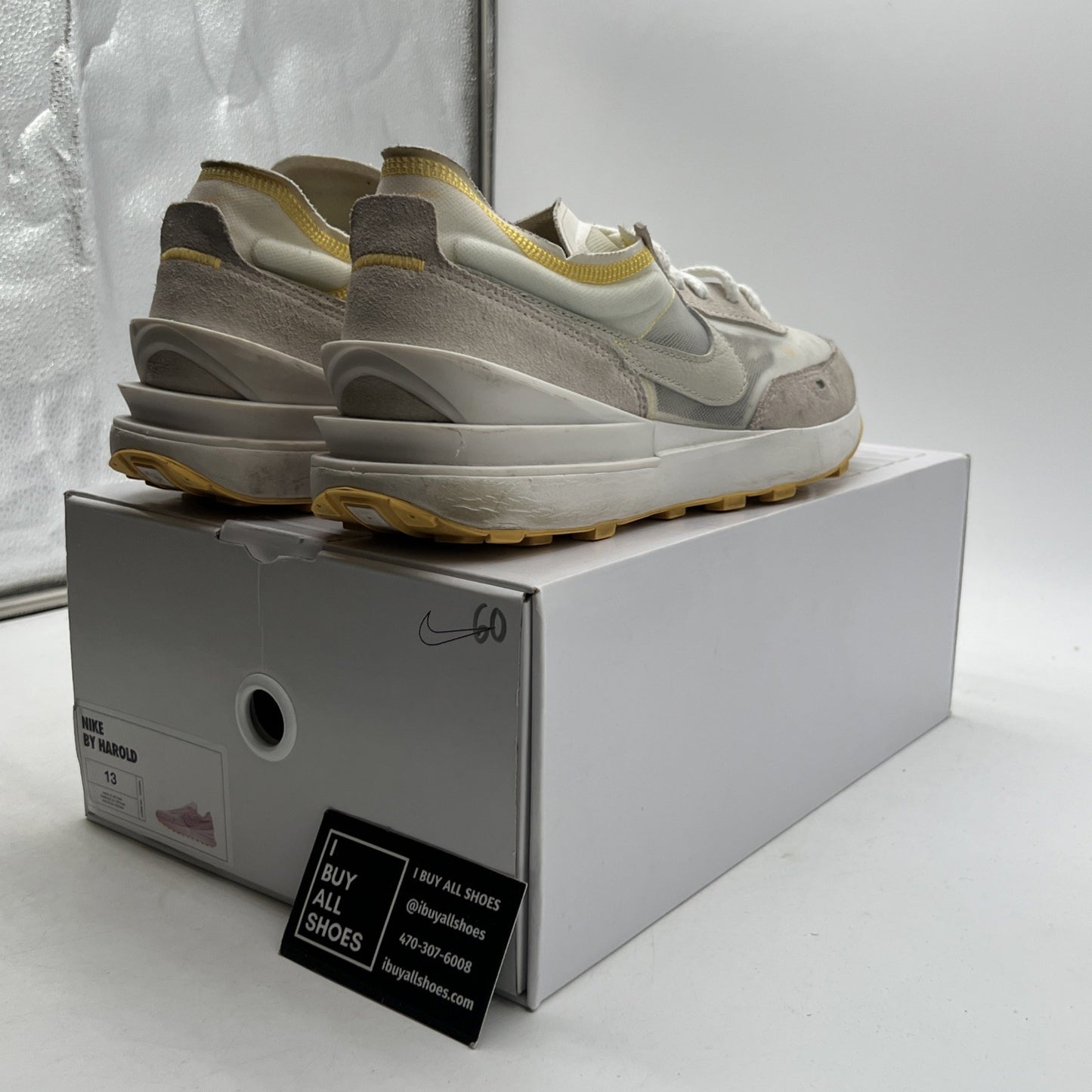 Size 13 - Nike ID Men's Waffle One SE Beige Tan Sail Suede Running Shoe