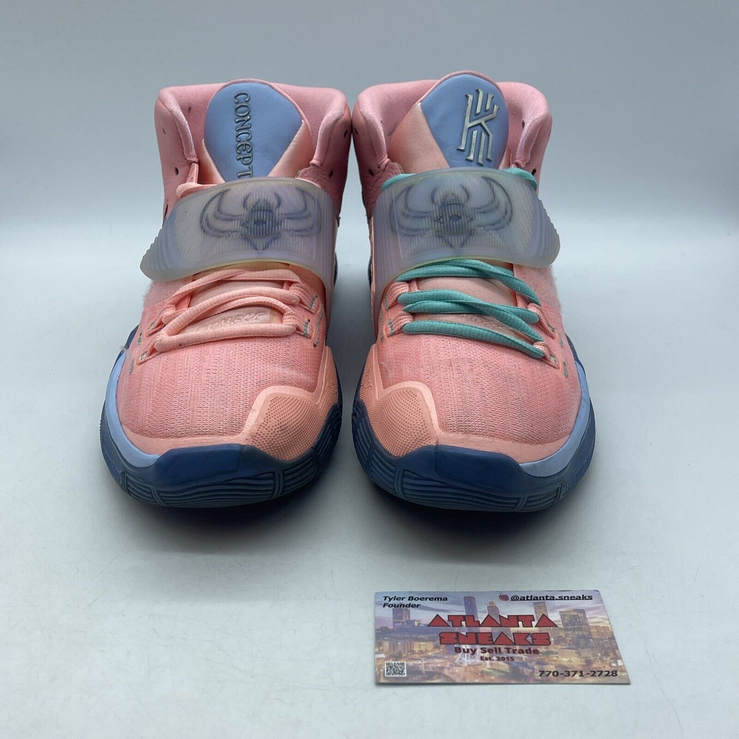 Size 11.5 - Nike Concepts x Kyrie 6 Khepri Blue Pink (CU8879-600)