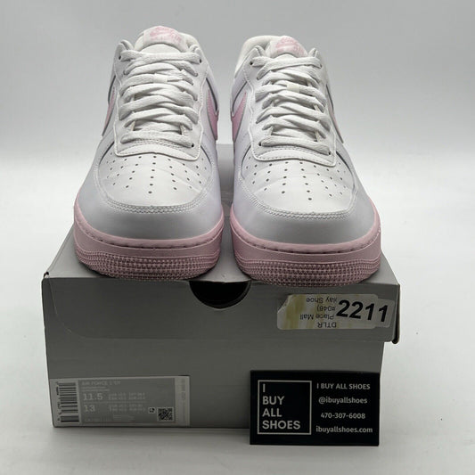 Size 11.5 - Nike Air Force 1 '07 Low White Pink Sole (CK7663-100)