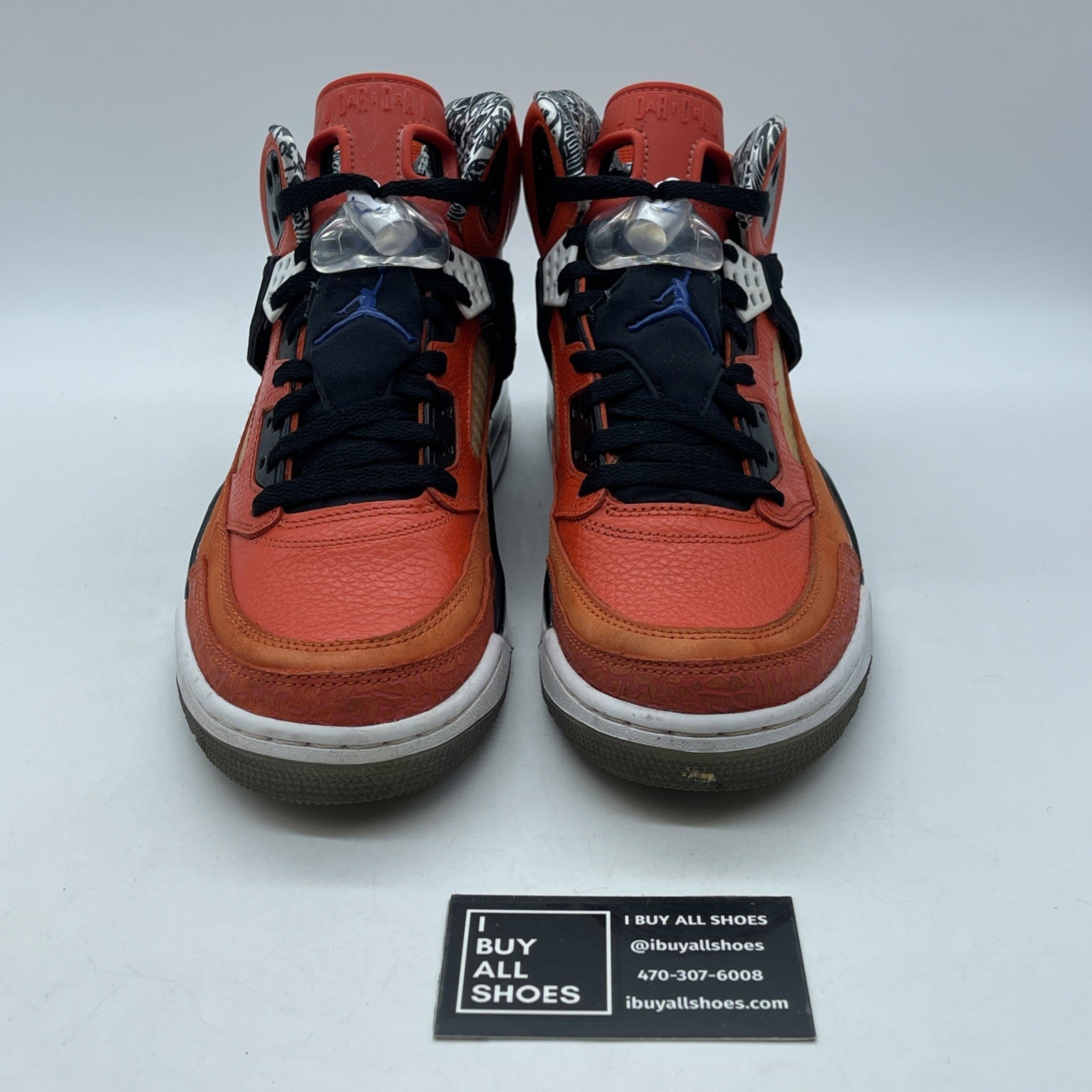 Size 9 - Jordan Spizike New York Knicks Red Black Suede Leather (315371-805)