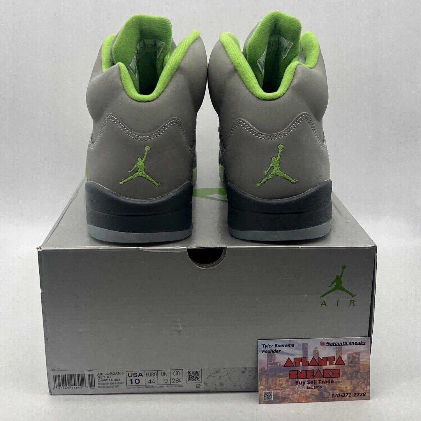 Size 10 - Jordan 5 Retro Green Bean Grey (DM9014-003)