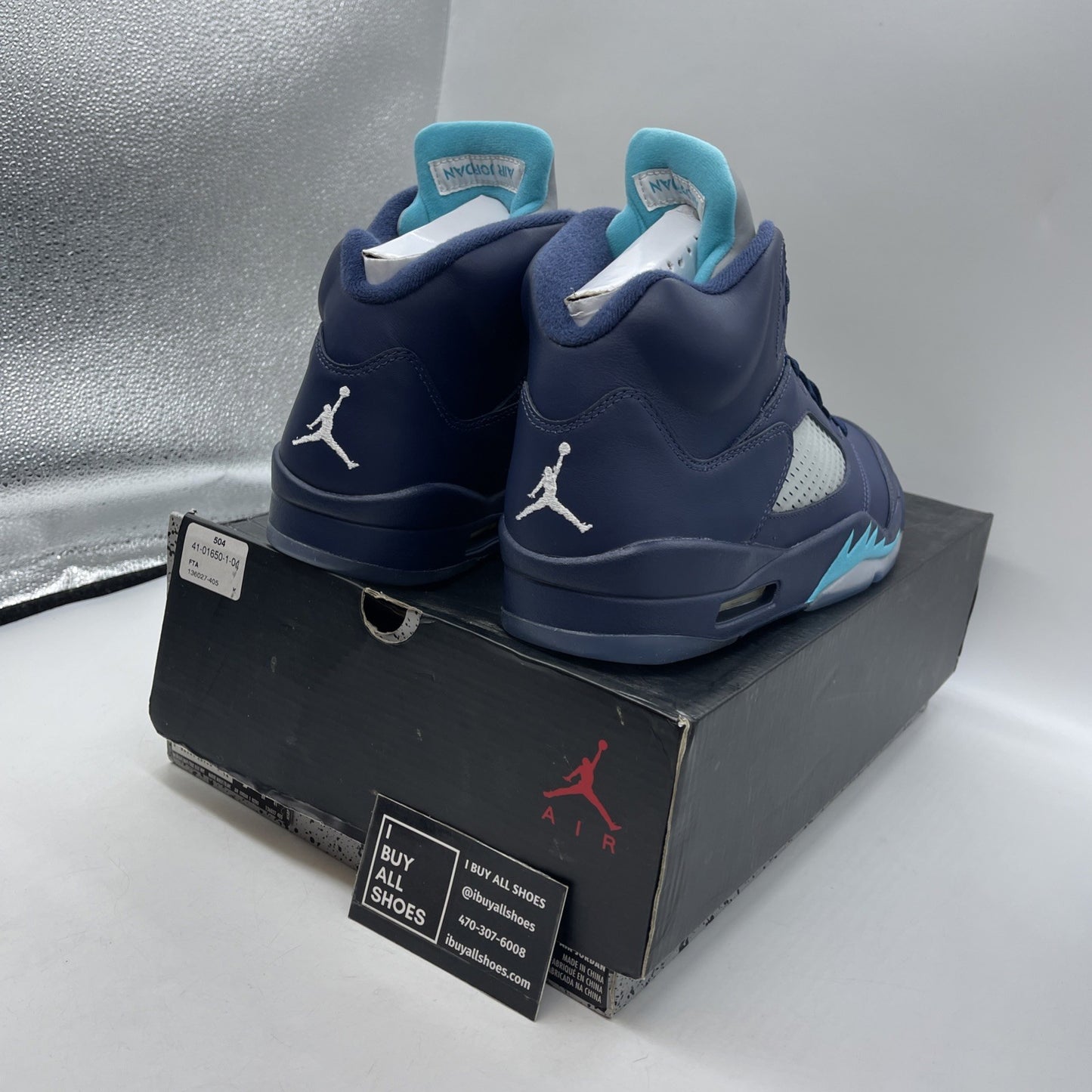 Size 9.5 - Air Jordan 5 Retro Pre-Grape (136027-405)