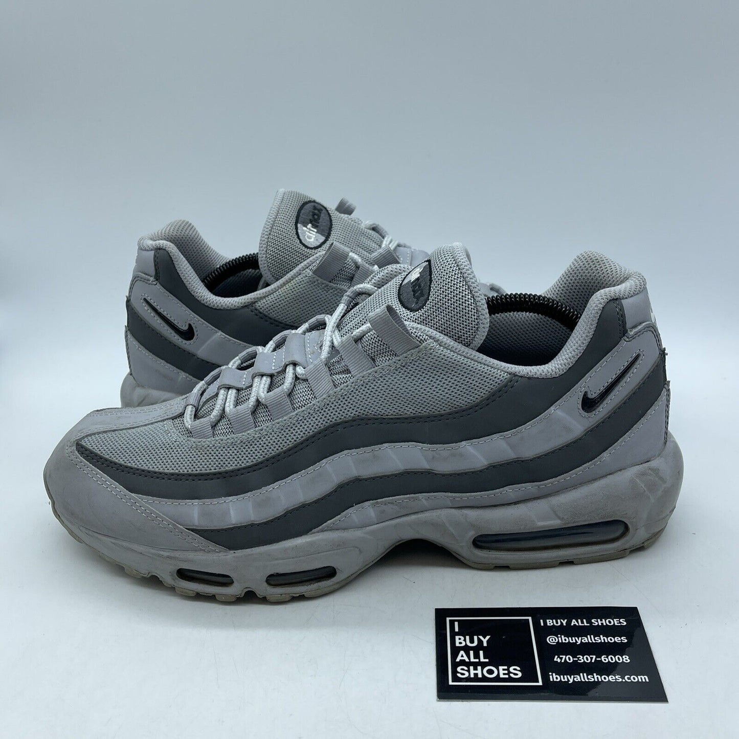 Size 10 - Nike Air Max 95 Greyscale White Suede Leather (DX2657-002)