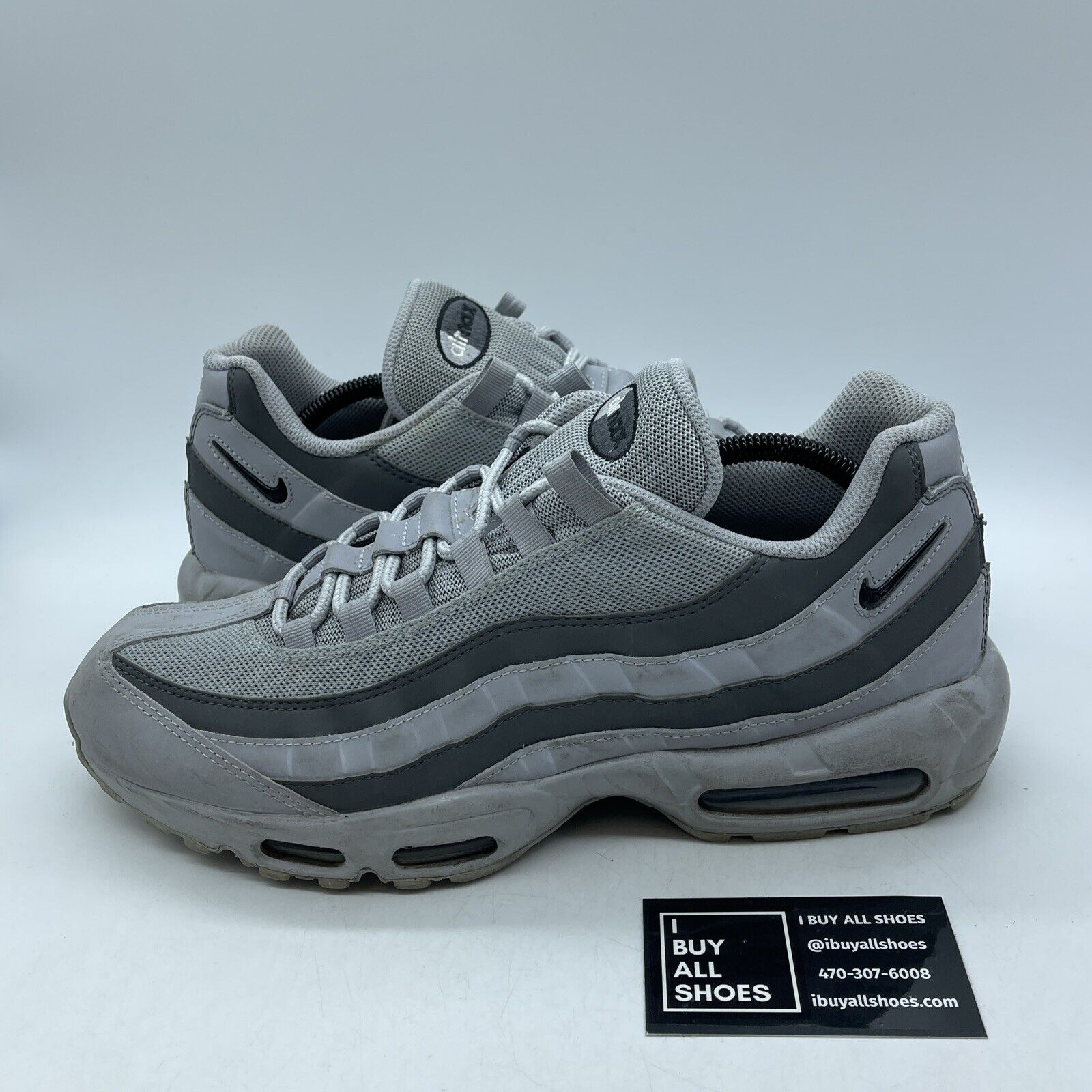 Size 10 - Nike Air Max 95 Greyscale White Suede Leather (DX2657-002)