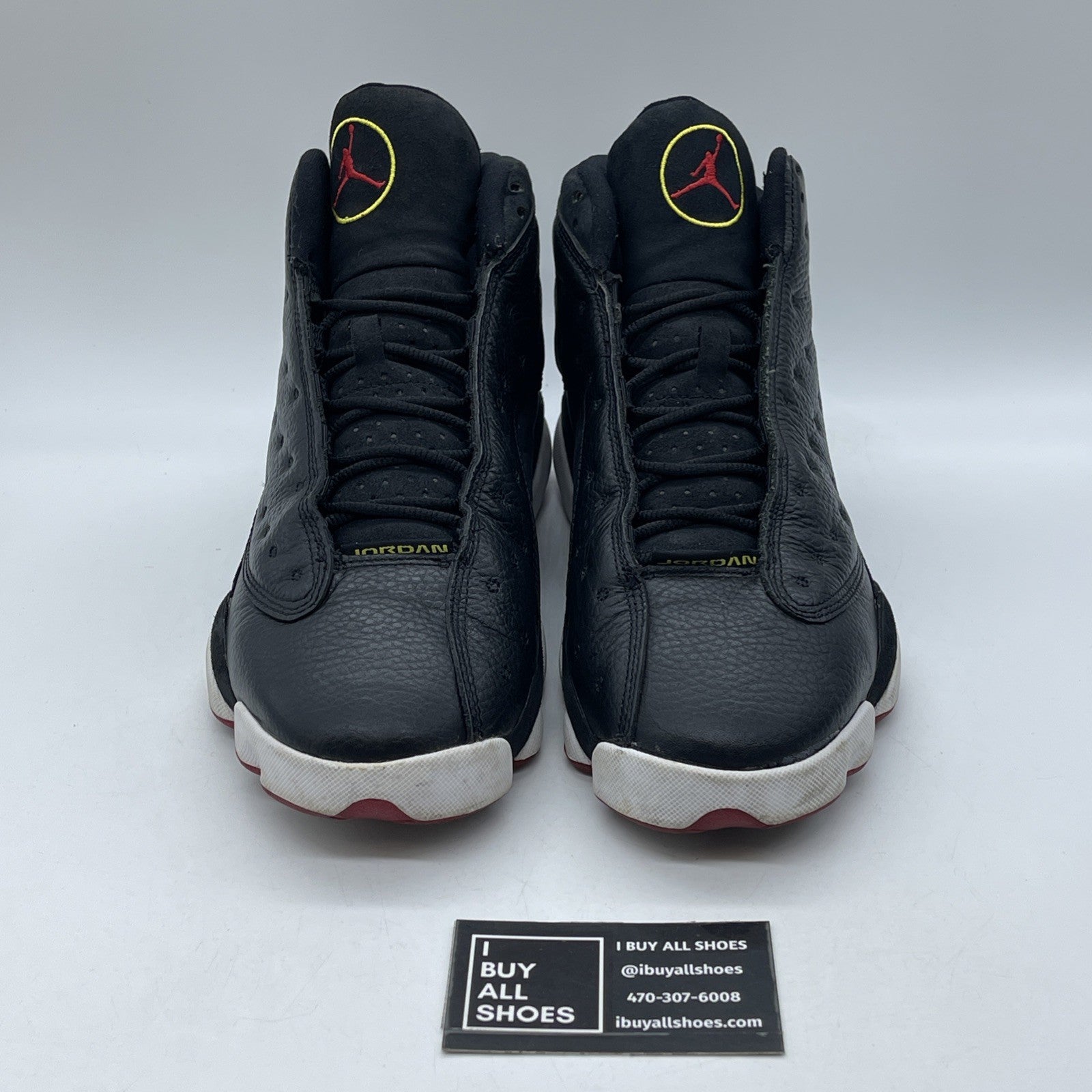 Size 10 - Air Jordan 13 Retro 2011 Playoff Black Suede Leather (414571-001)