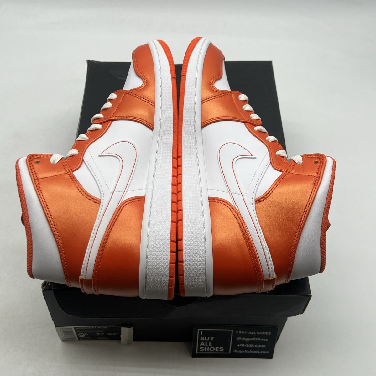 Size 9.5 - Air Jordan 1 SE Mid Electro Orange (DM3531-800)