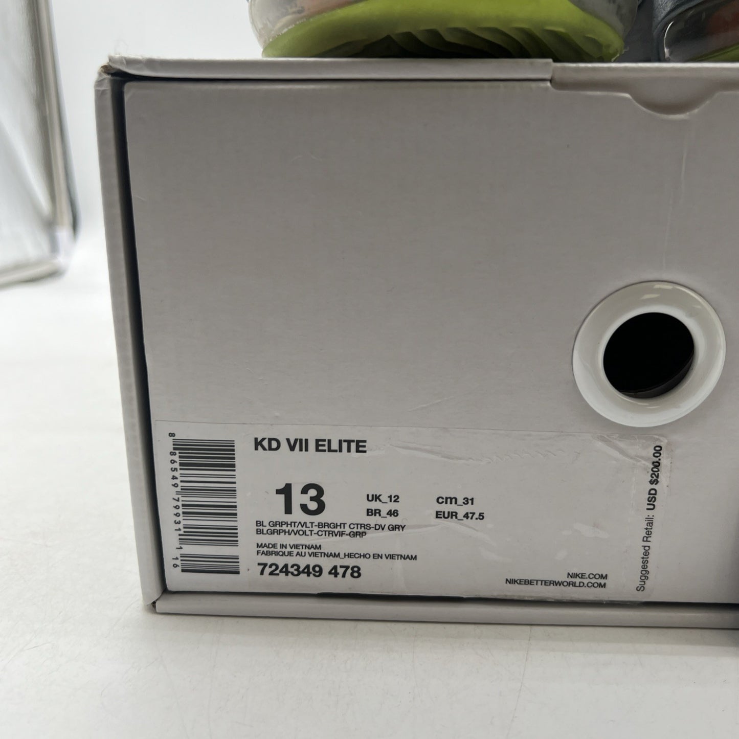 Size 13 - Nike KD 7 Elite Team - (724349-478)