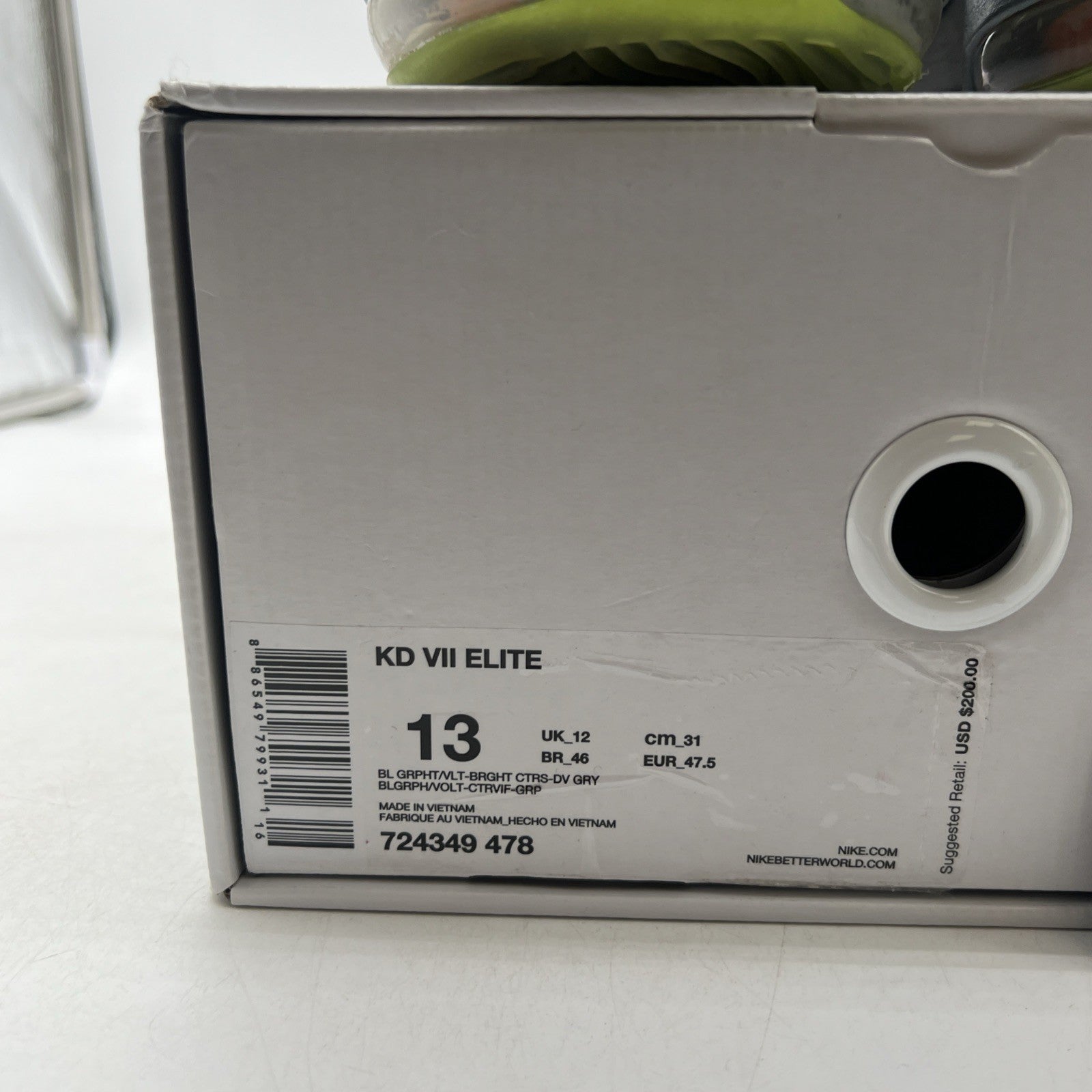 Size 13 - Nike KD 7 Elite Team - (724349-478)