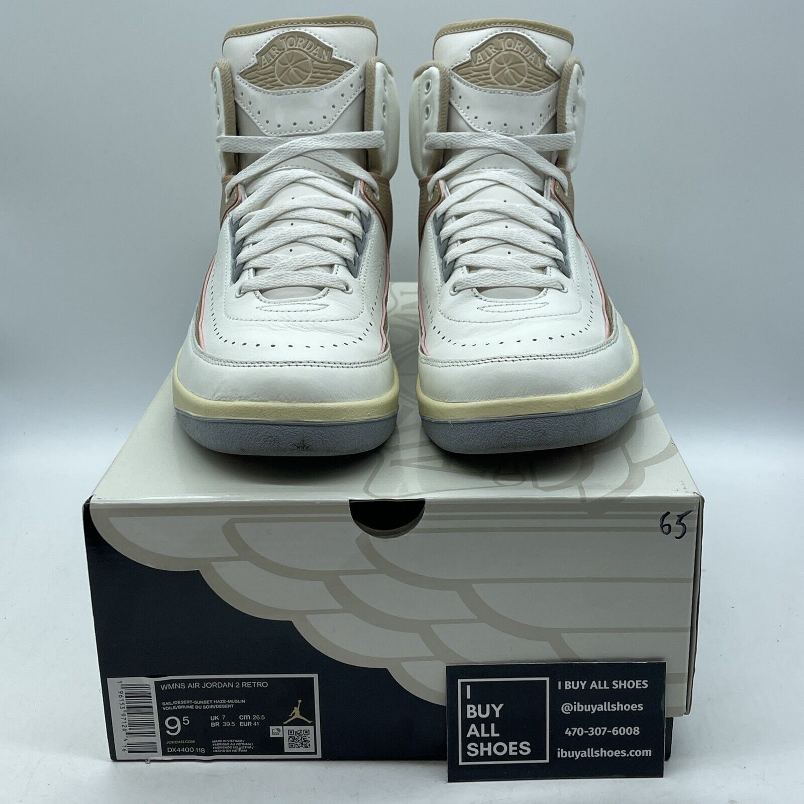 Size 9.5W - Air Jordan 2 Retro Sunset Haze Brown Leather (DX4400-118)