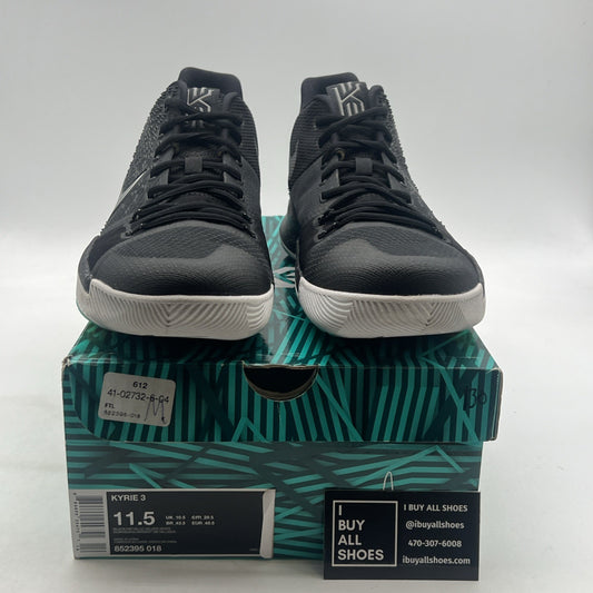 Size 11.5 - Nike Kyrie 3 Black Ice (852395-018)