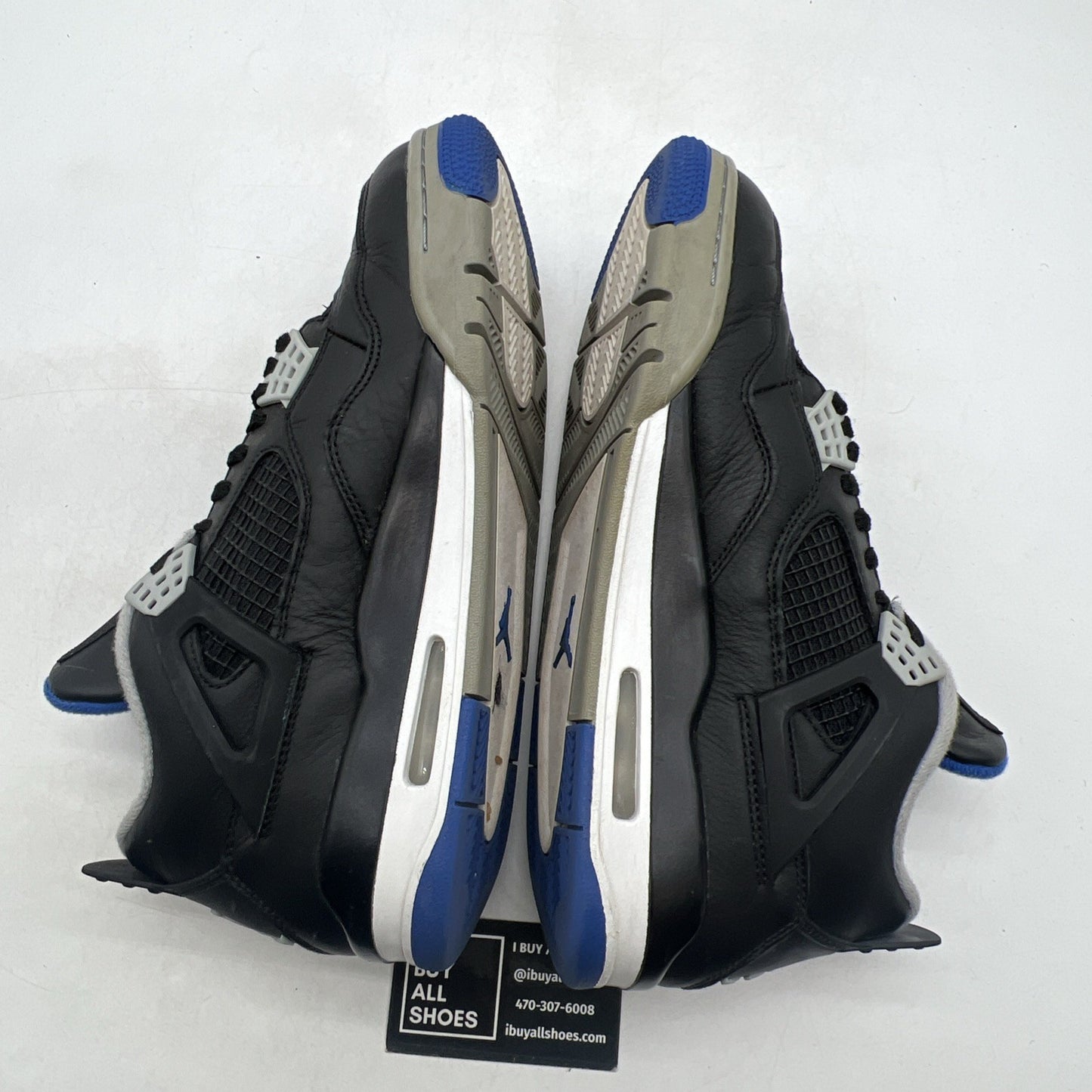 Size 9.5 - Air Jordan 4 Retro Motorsports Alternate (408497-006)