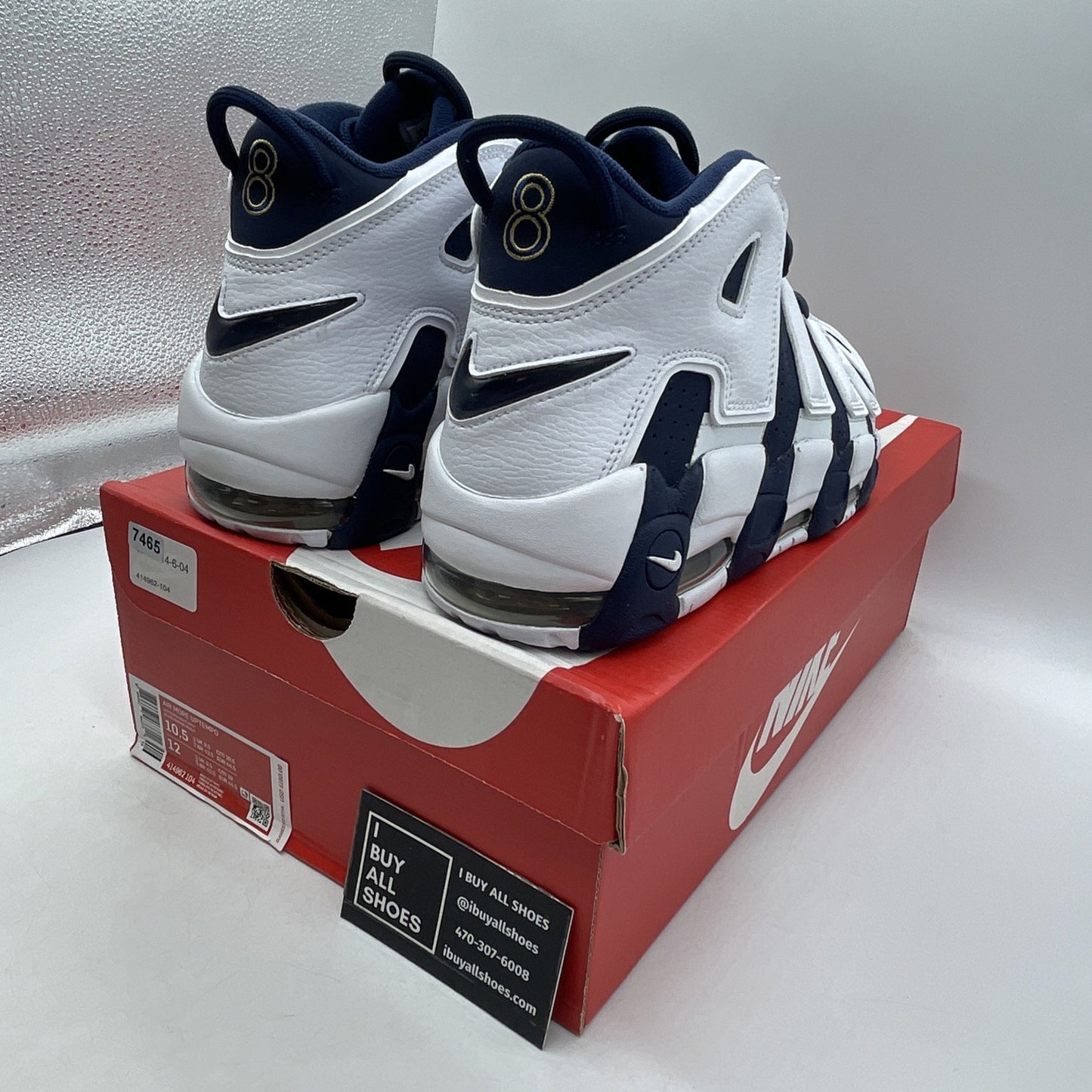 Size 10.5 - Nike Air More Uptempo 2016 Olympic (414962-104)