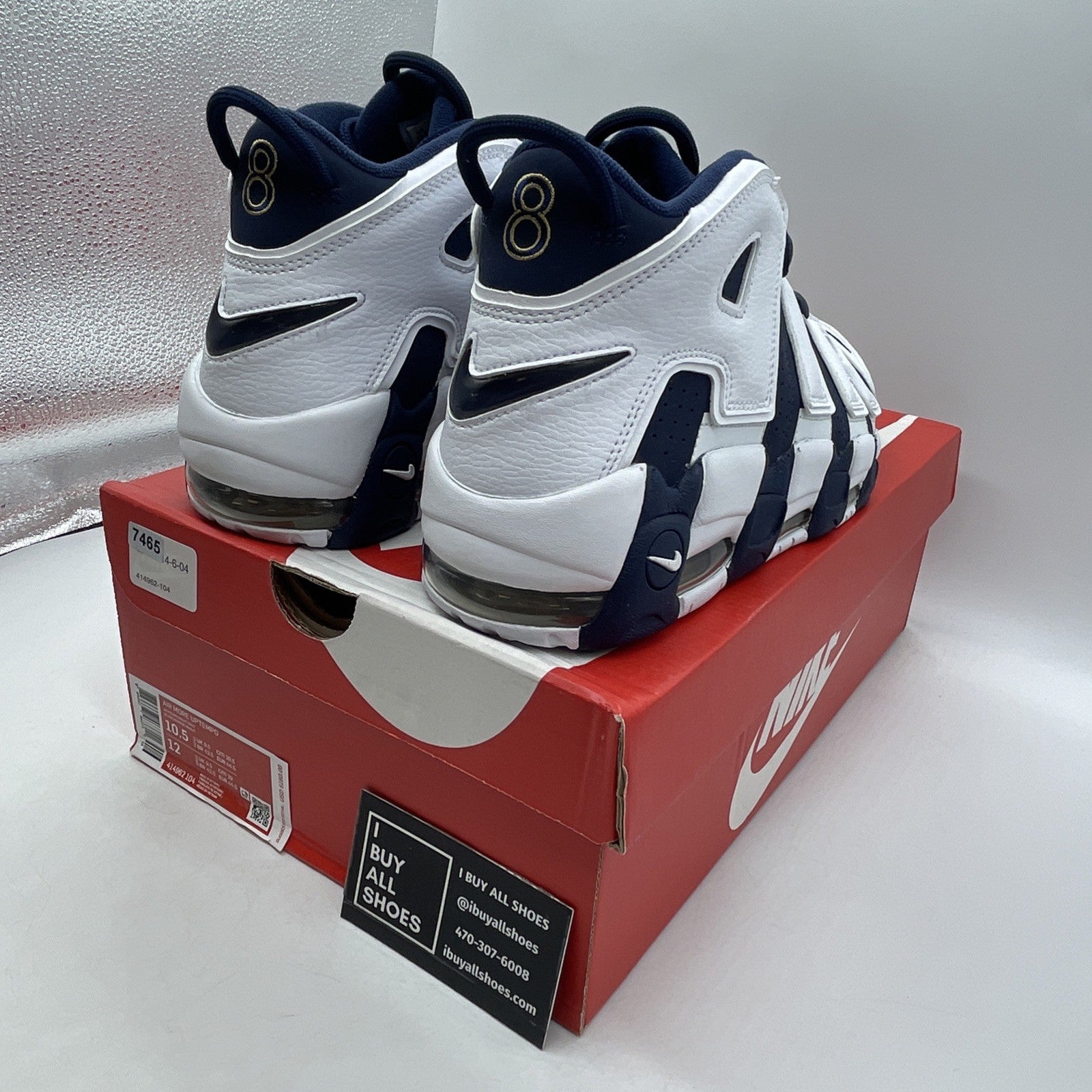 Size 10.5 - Nike Air More Uptempo 2016 Olympic (414962-104)