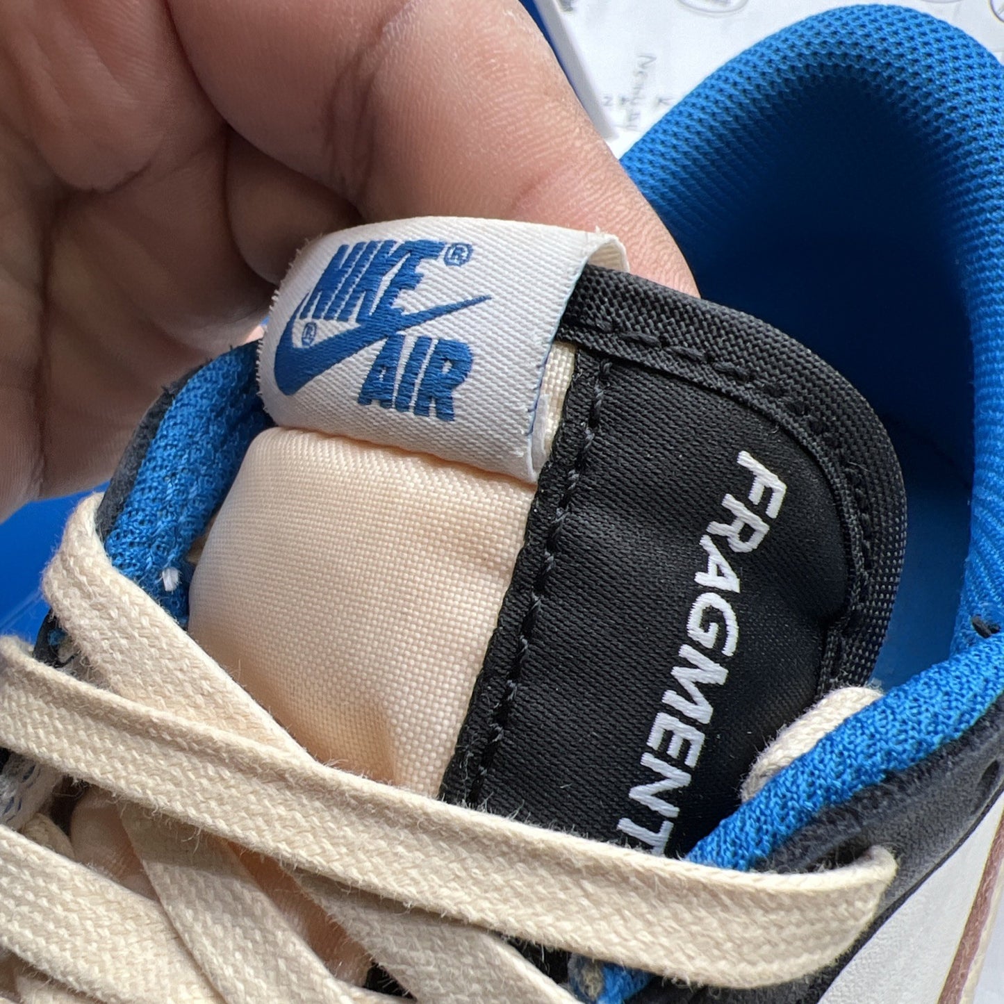 Size 11.5 - Jordan 1 Retro x Fragment DesignXTravis Scott Low Blue (DM7866-140)