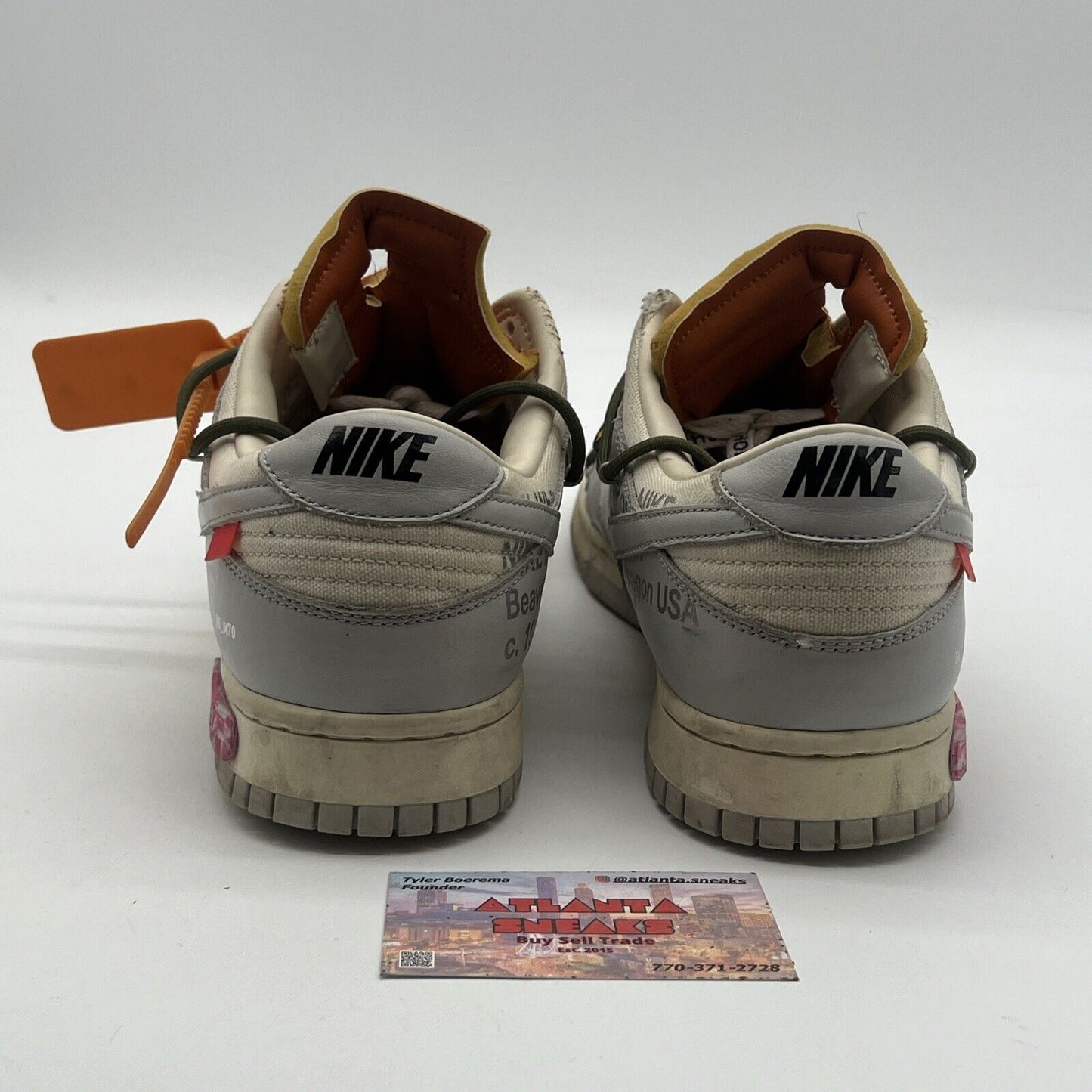 Size 11.5 - Nike Off-White x Dunk Low Lot 22 of 50 (DM1602-124)