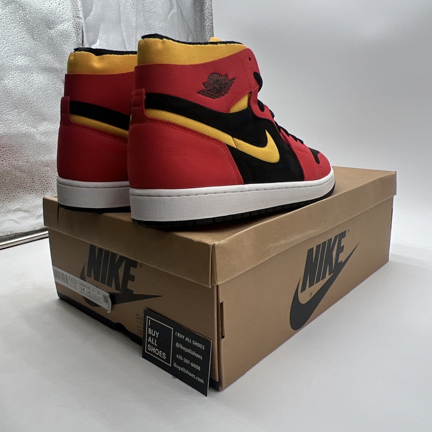 Size 14 - Air Jordan 1 Zoom Comfort High Chile Red (CT0978-006)