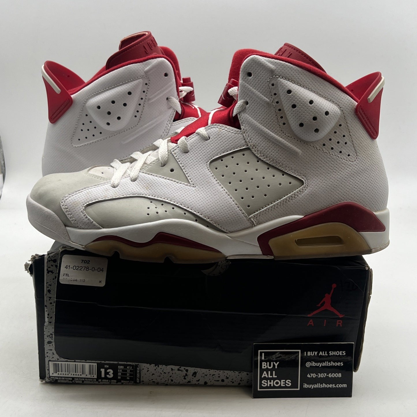 Size 13 - Air Jordan 6 Retro Alternate (384664-113)