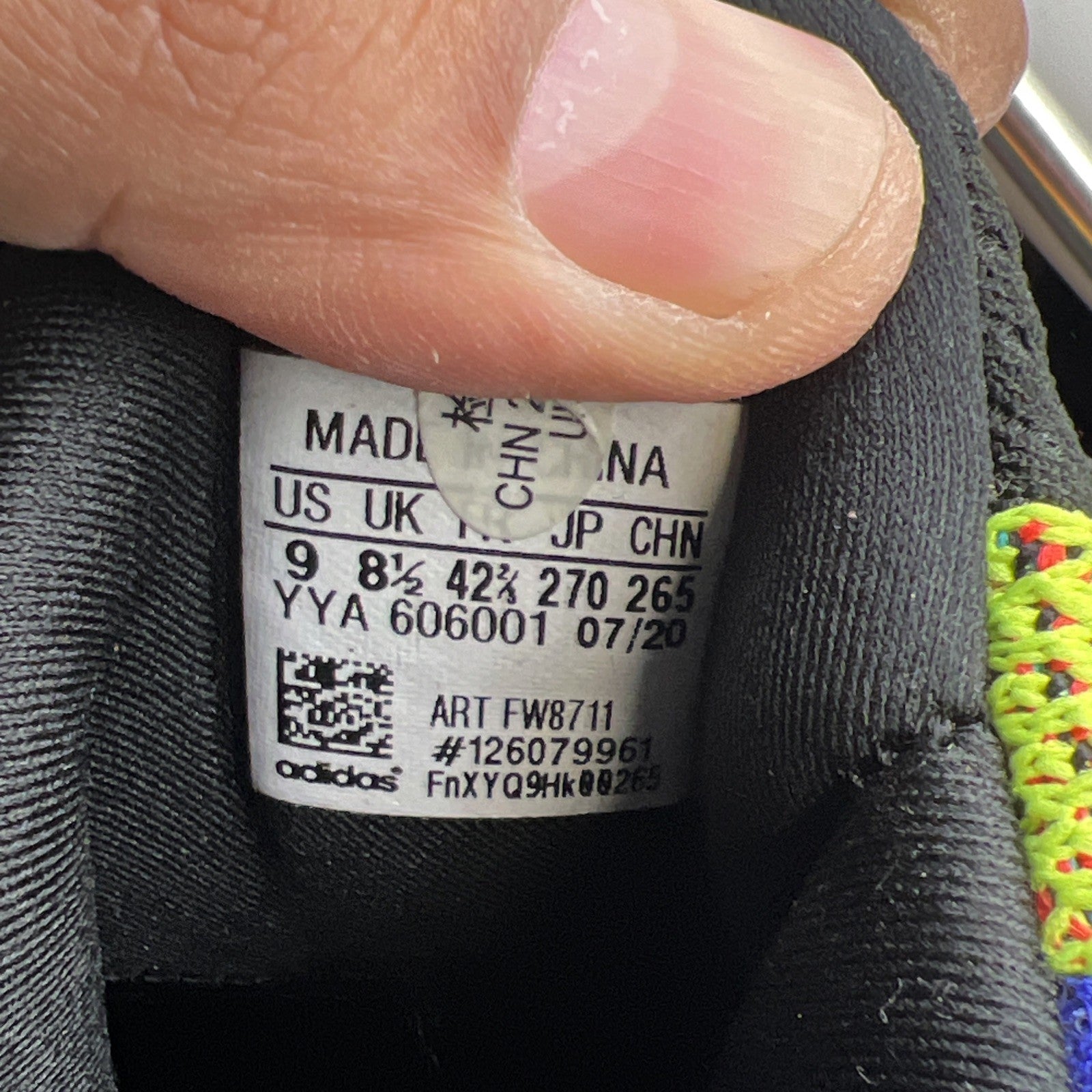 Size 9 - adidas UltraBoost 2.0 DNA What The - Core Black (FW8711)