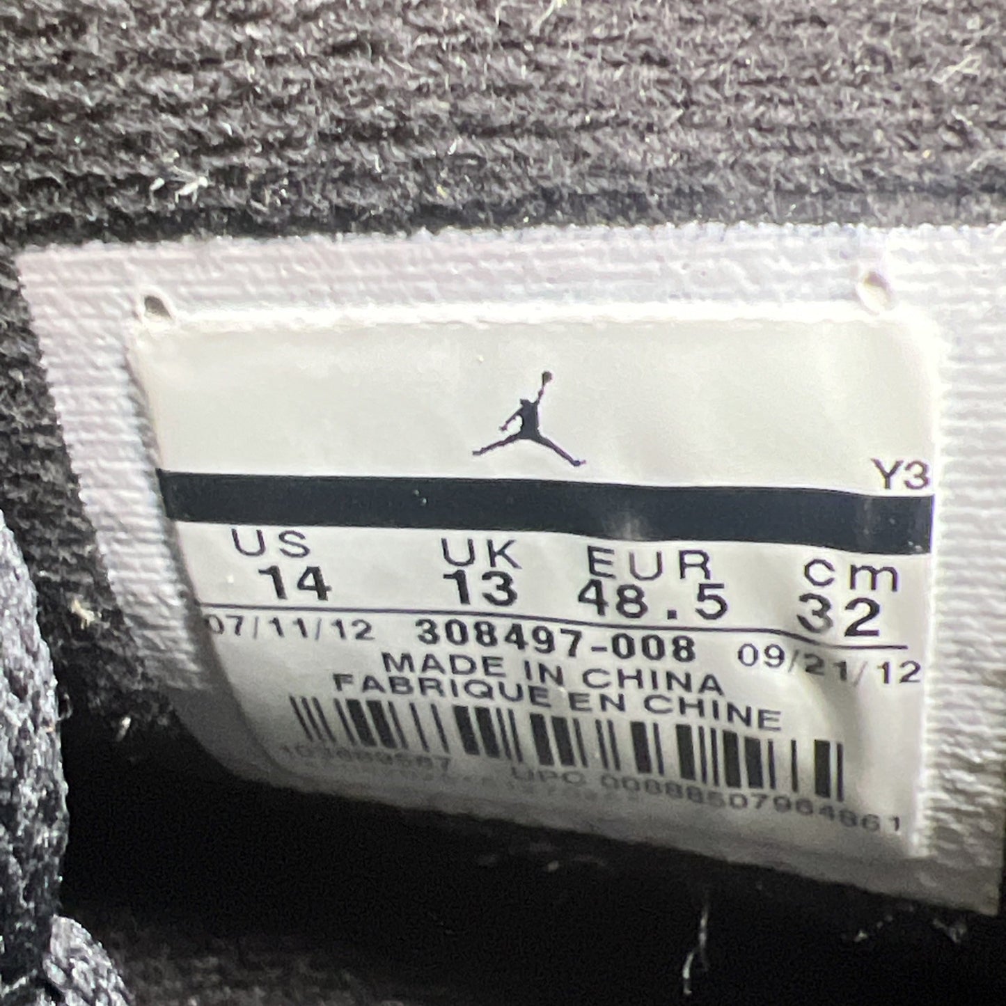 Size 14 - Air Jordan 4 Retro Low Thunder (308497-008)