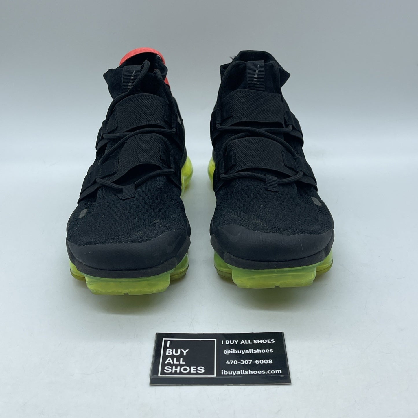 Size 9.5 - Nike Air VaporMax Flyknit Utility Yeezy Black Suede (AH6834-007)