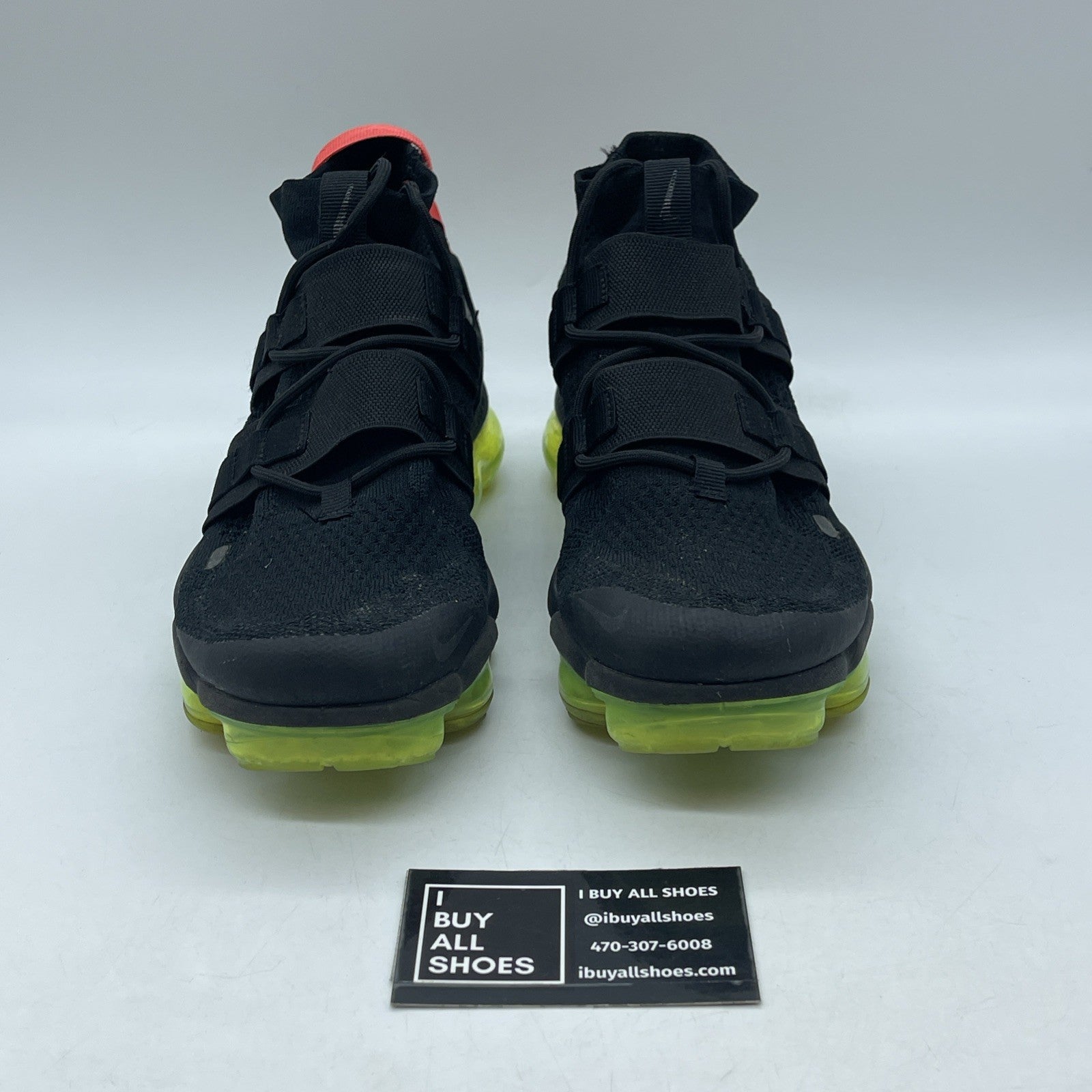 Size 9.5 - Nike Air VaporMax Flyknit Utility Yeezy Black Suede (AH6834-007)
