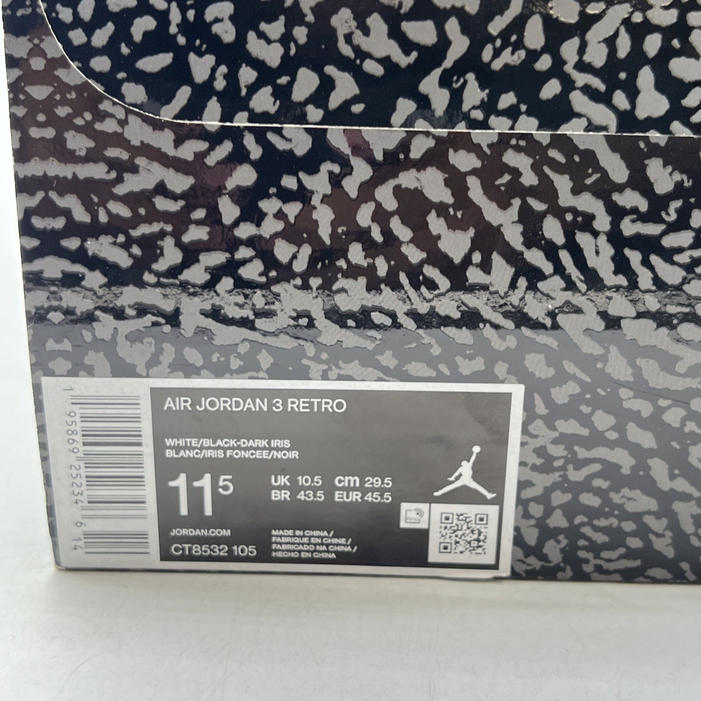 Size 11.5 - Air Jordan 3 Retro Mid Dark Iris (CT8532-105)