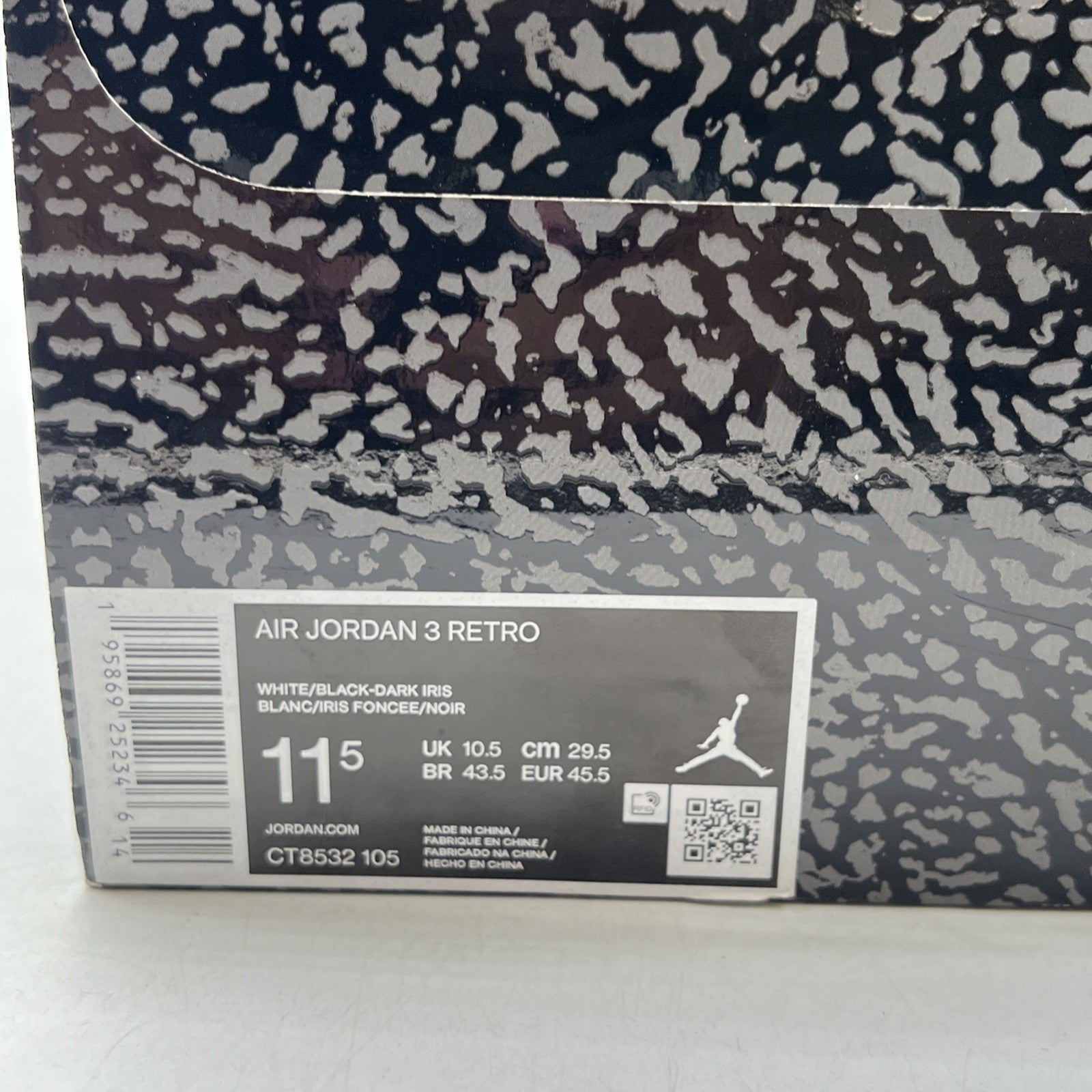 Size 11.5 - Air Jordan 3 Retro Mid Dark Iris (CT8532-105)