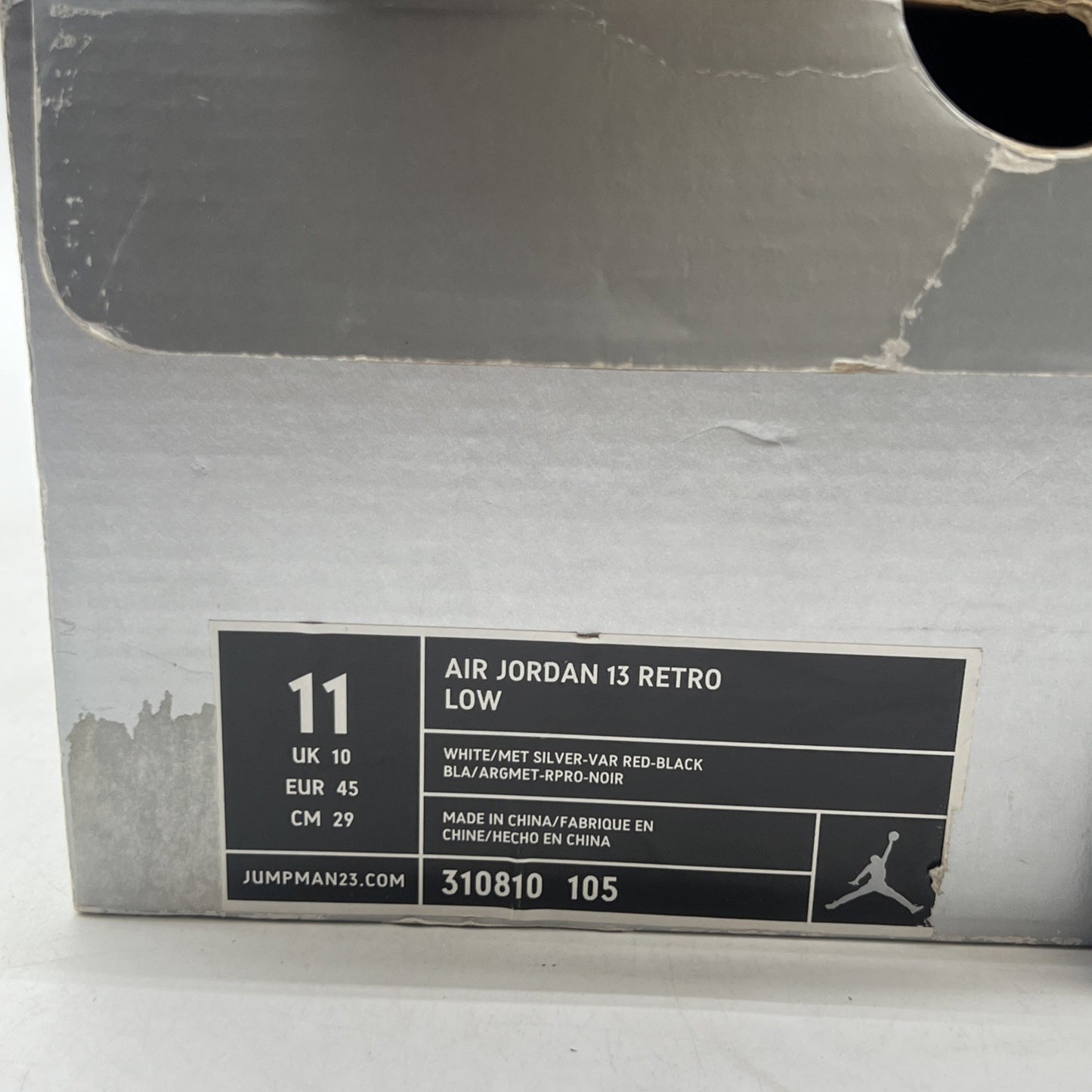 Size 11 - Air Jordan 13 Retro 2005 Low Cherry (310810-105)