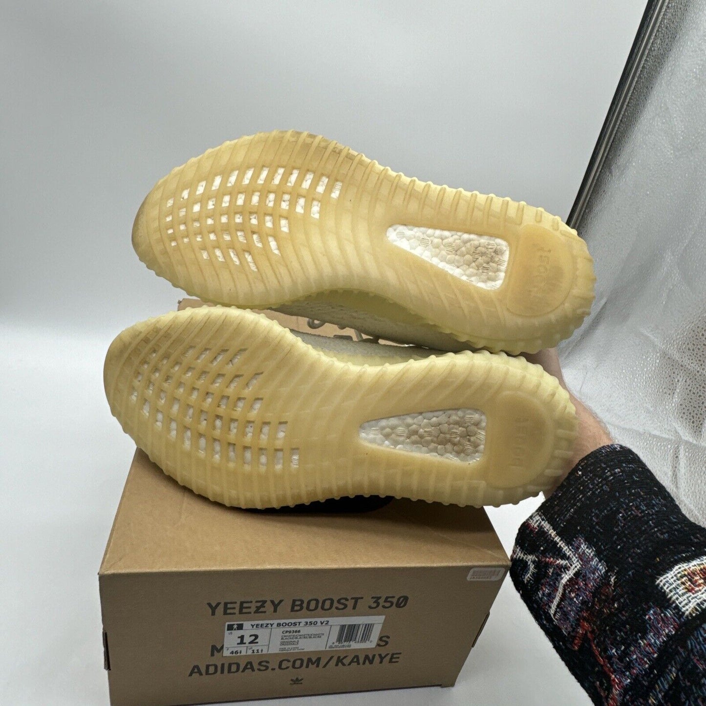 Size 12 - adidas Yeezy Boost 350 V2 Low Cream White / Triple White OG All Kanye