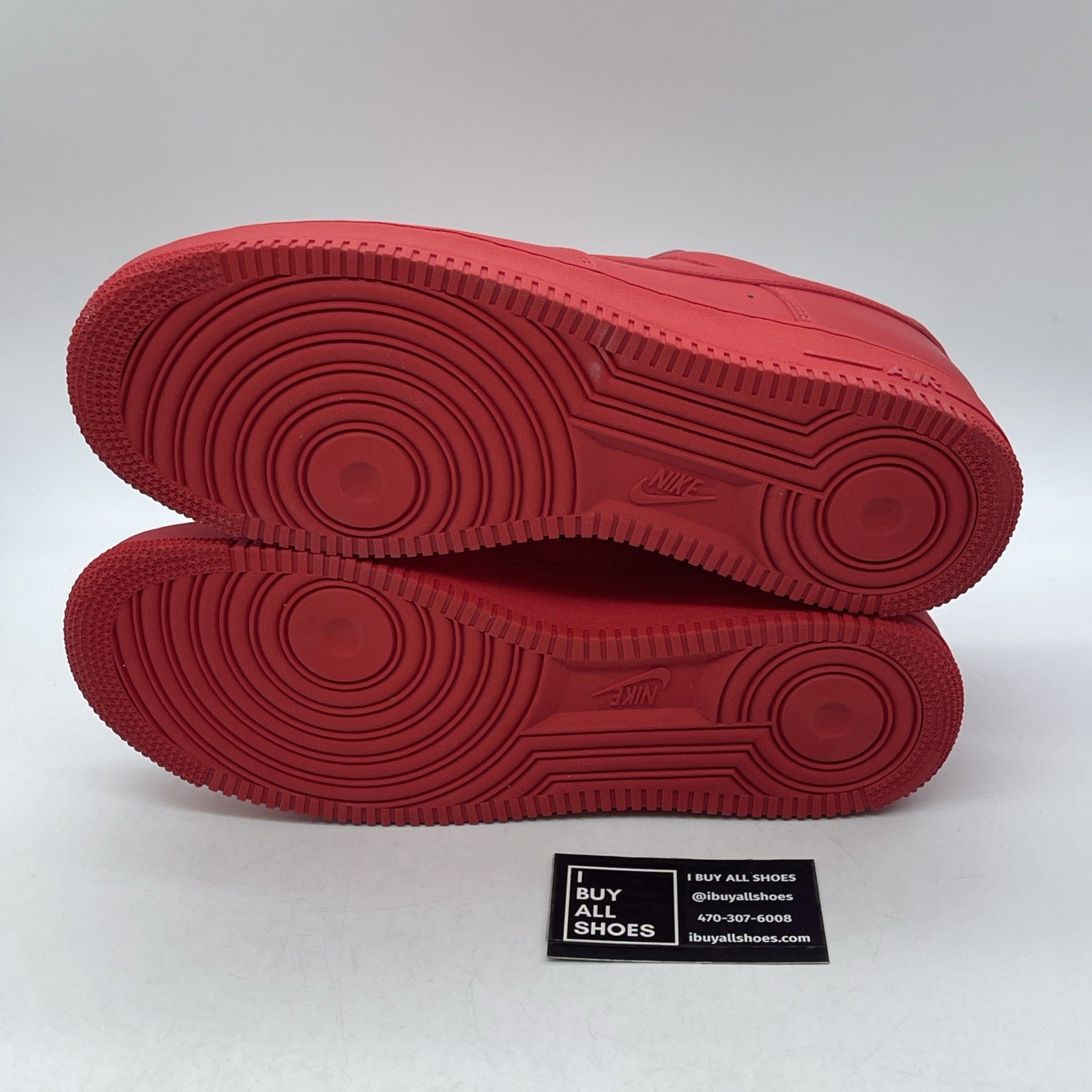 Size 11.5 - Nike Air Force 1 Low Triple Red Leather (CW6999-600)