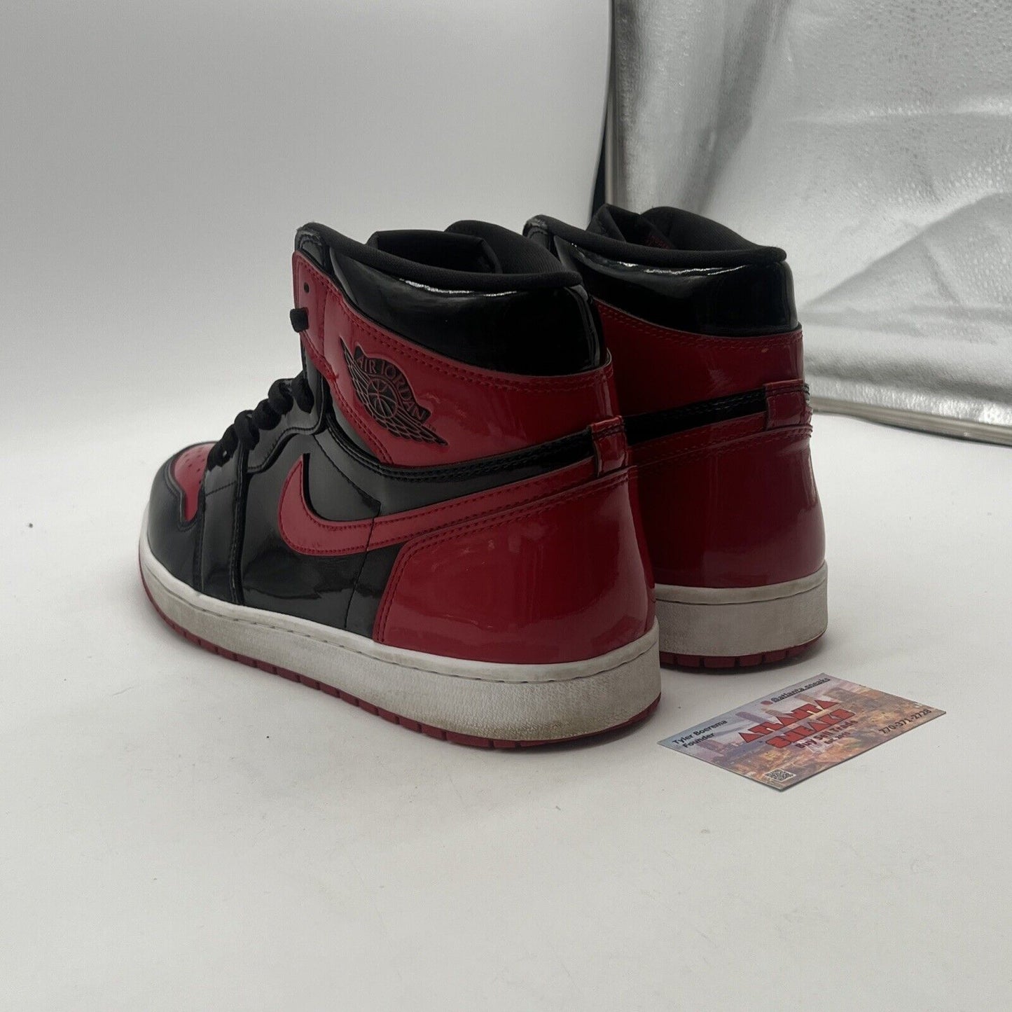 Size 13 - Air Jordan 1 Retro OG High Patent Bred (555088-063)