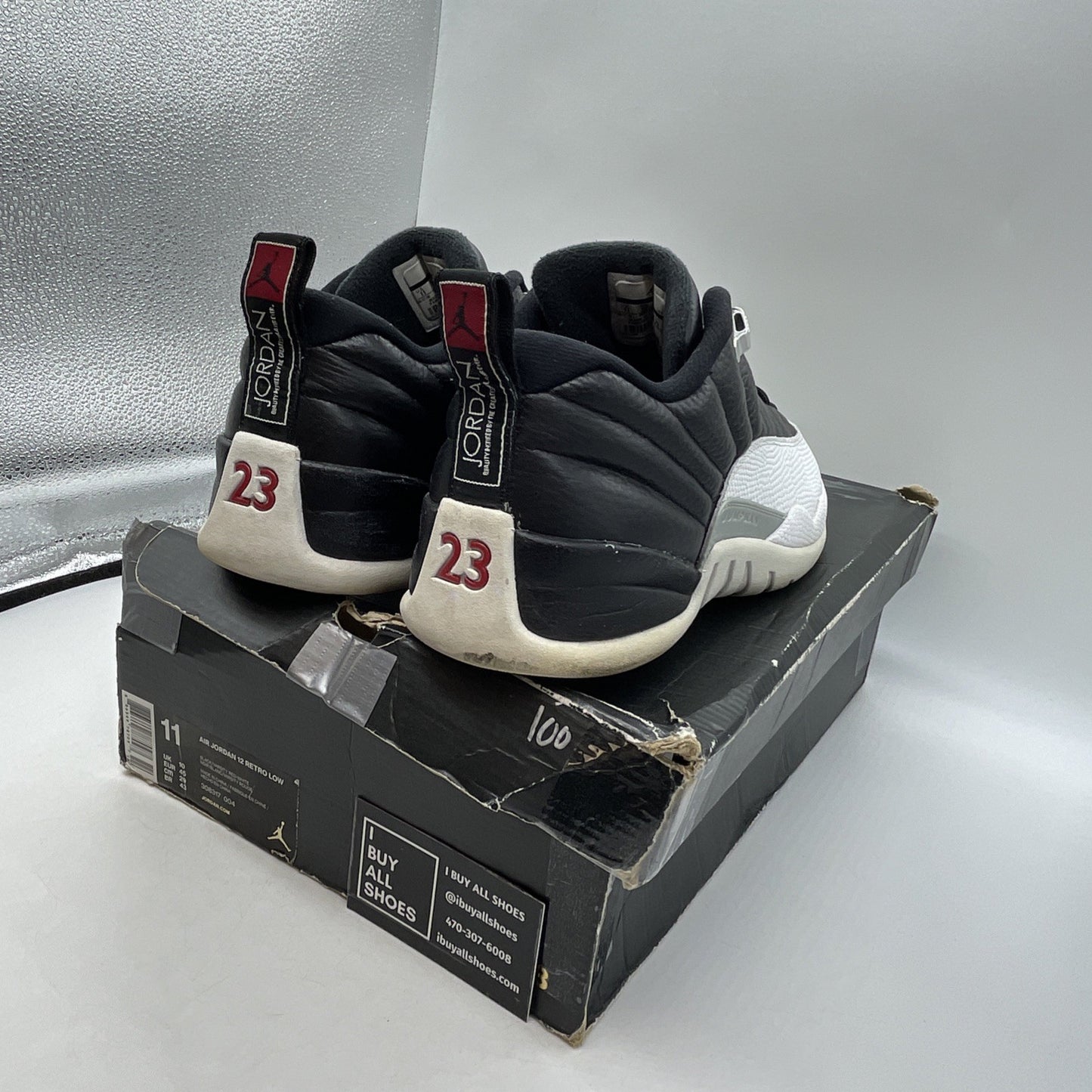 Size 11 - Air Jordan 12 Retro Low Playoffs (308317-004)
