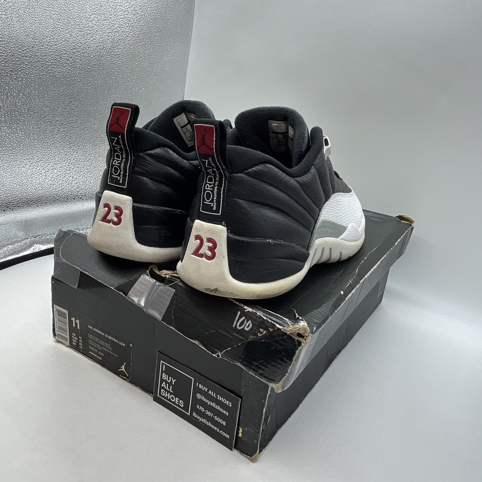 Size 11 - Air Jordan 12 Retro Low Playoffs (308317-004)