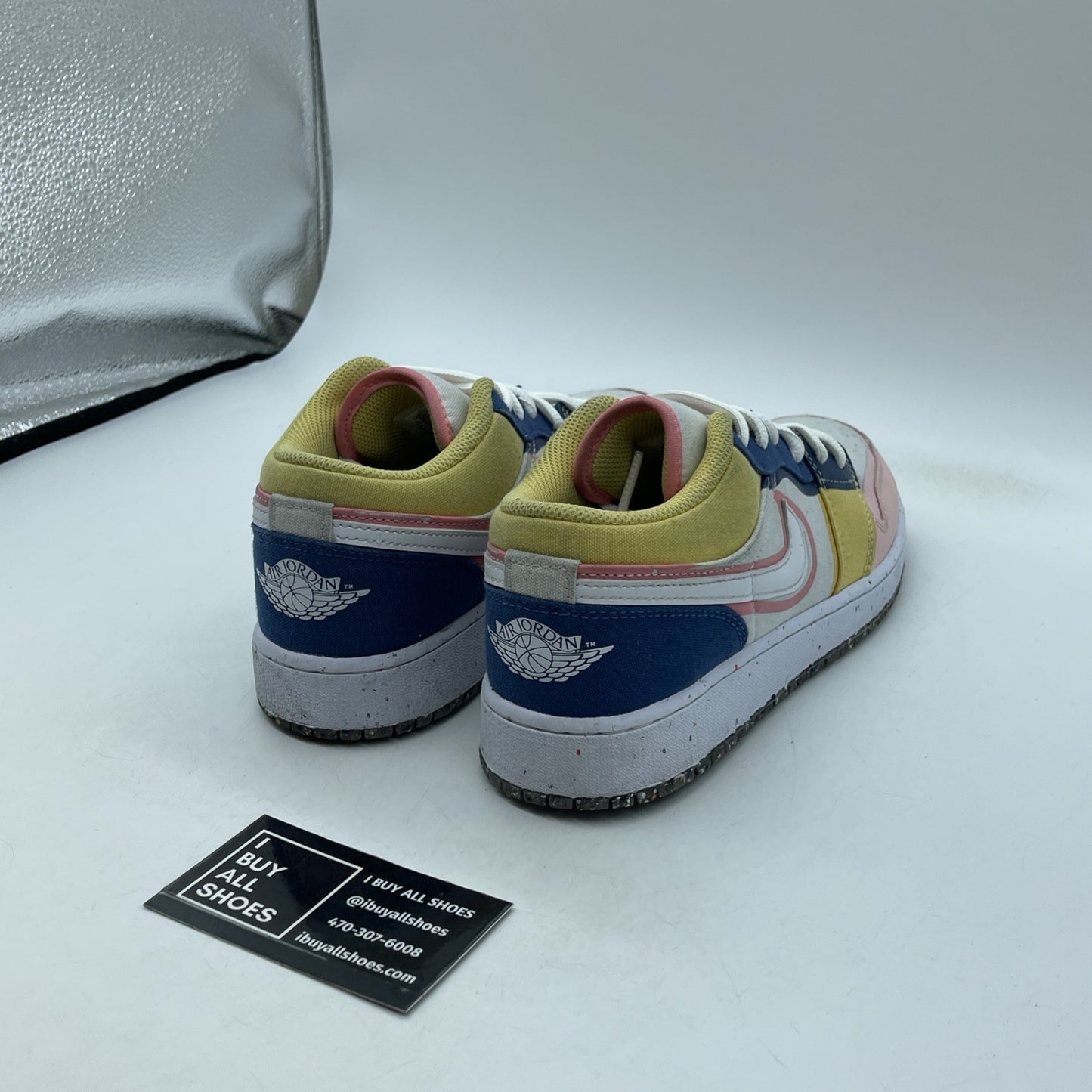 Size 5.5Y - Air Jordan 1 Low SE (GS) Multicolor Suede Leather  (DV1323-100)