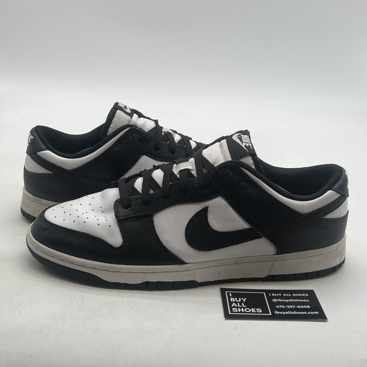 Size 13 - Nike Dunk Low Black White (DV1391-100)
