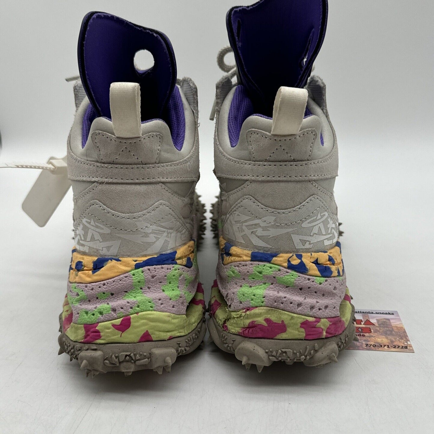 Size 11 - Nike Air Terra Forma x Off-White White 2022 Track Spike Grey Purple Og