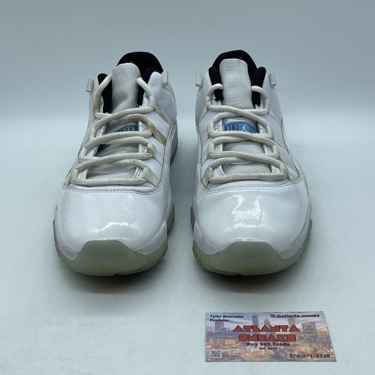 Size 10 - Jordan 11 Retro Low Legend Blue White Leather (AV2187-117)