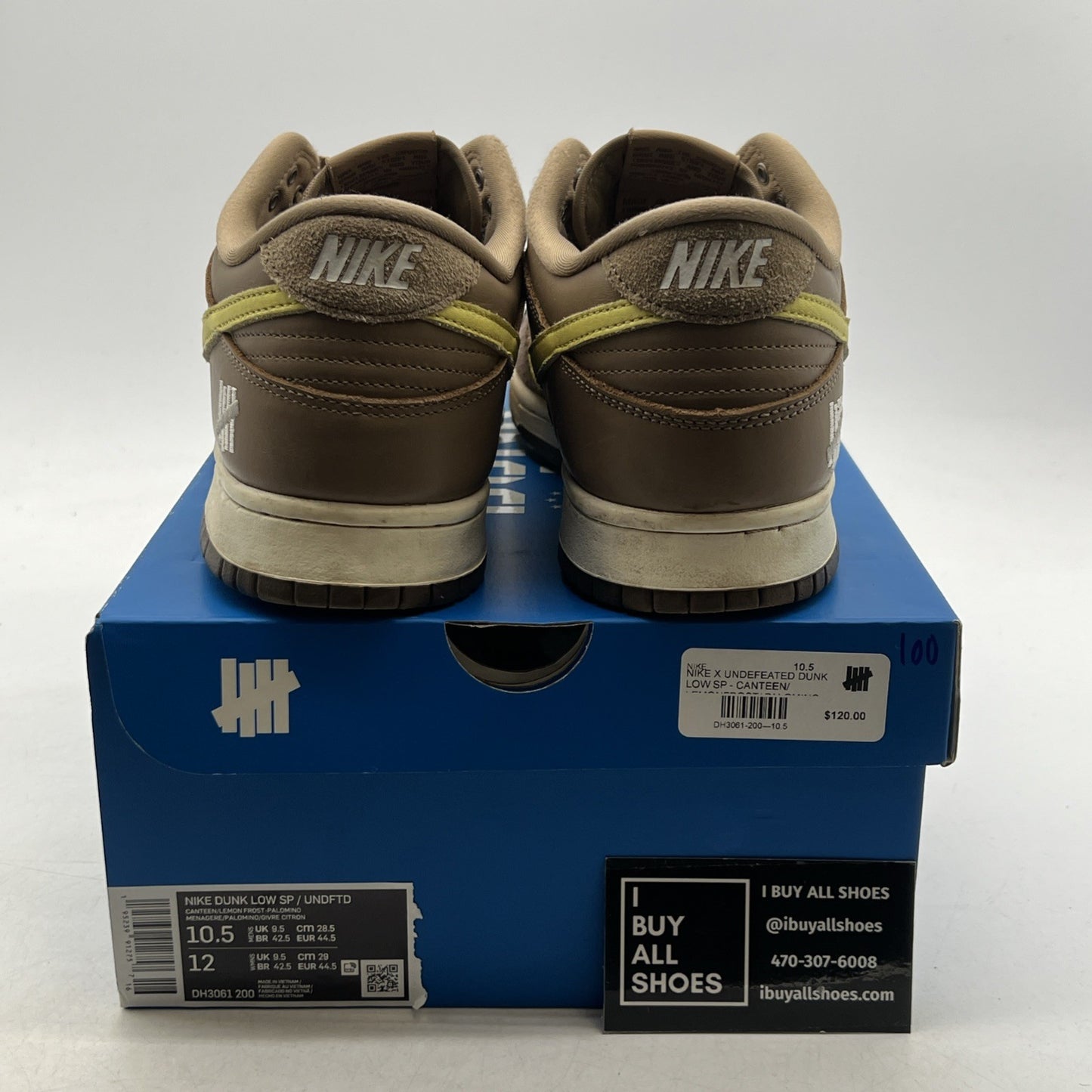 Size 10.5 - Nike Undefeated x Dunk SP Low Canteen (DH3061-200)
