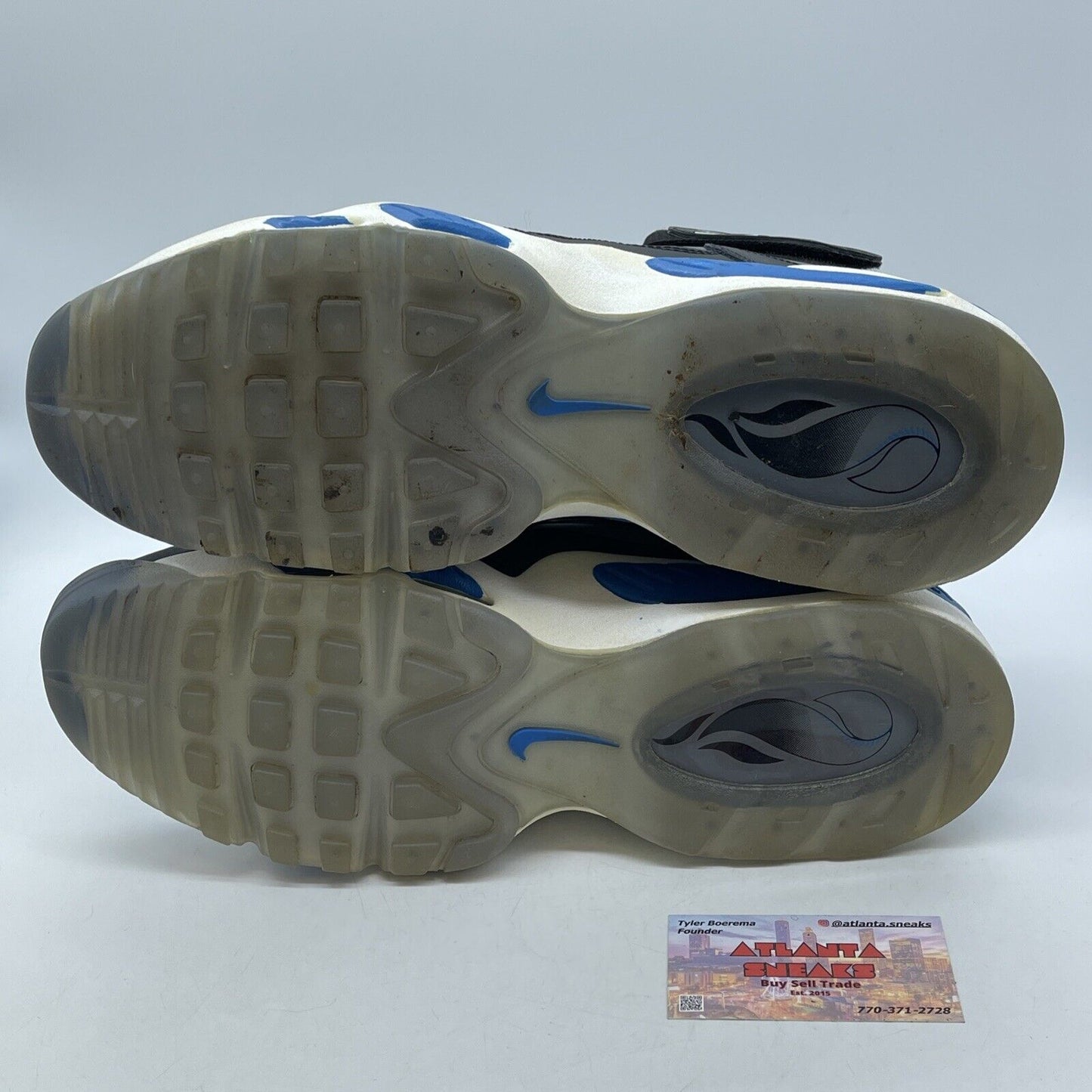 Size 13 - Nike Air Griffey Max 1 Blue Black White Leather Suede (354912-009)