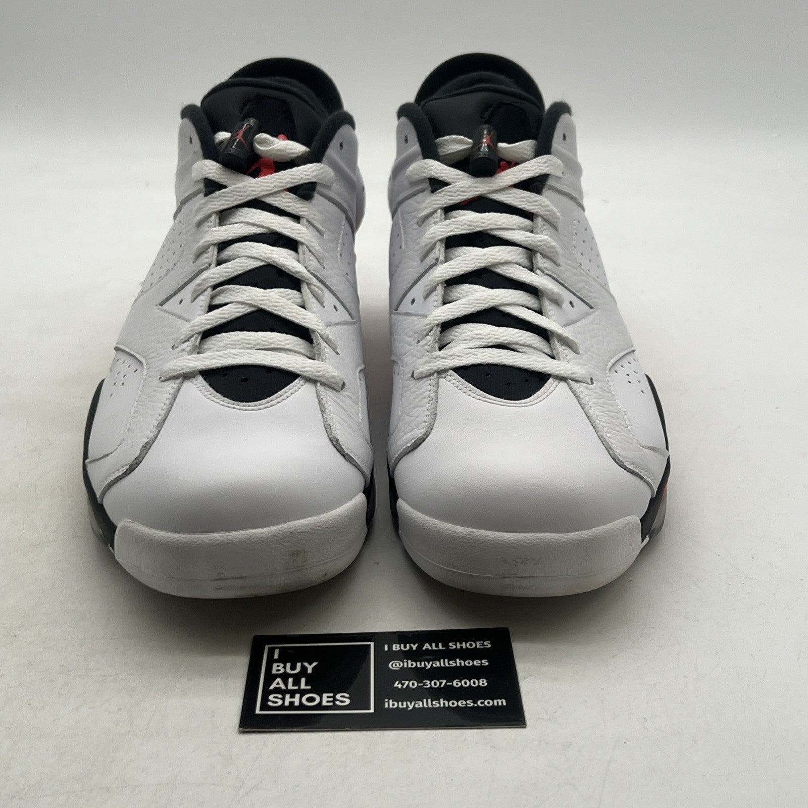 Size 14 - Air Jordan 6 Low White Infrared (304401-123)