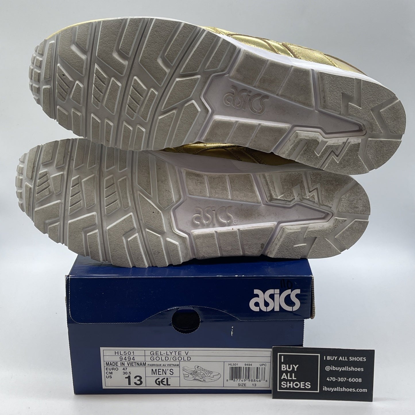 Size 13 - ASICS Gel Lyte 5 Champagne Gold  Suede Leather (HL501-9494)