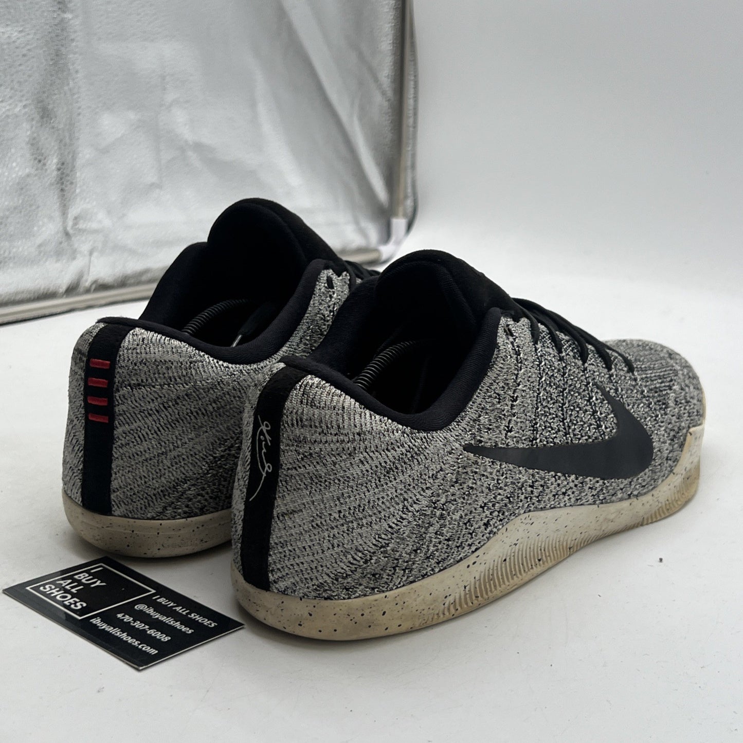 Size 13.5 - Nike Kobe 11 Elite Low Oreo (822675-100)