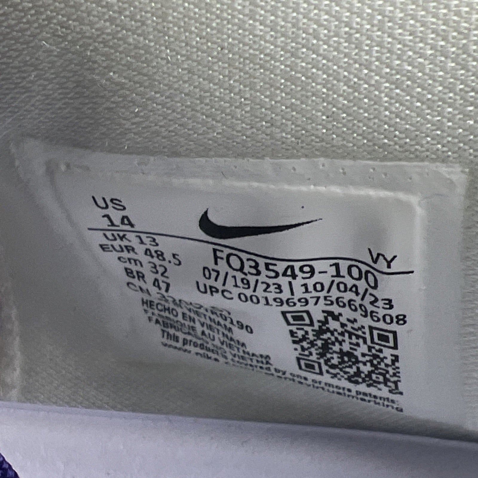 Size 14 - Nike Kobe 8 Protro Court Purple (FQ3549-100)