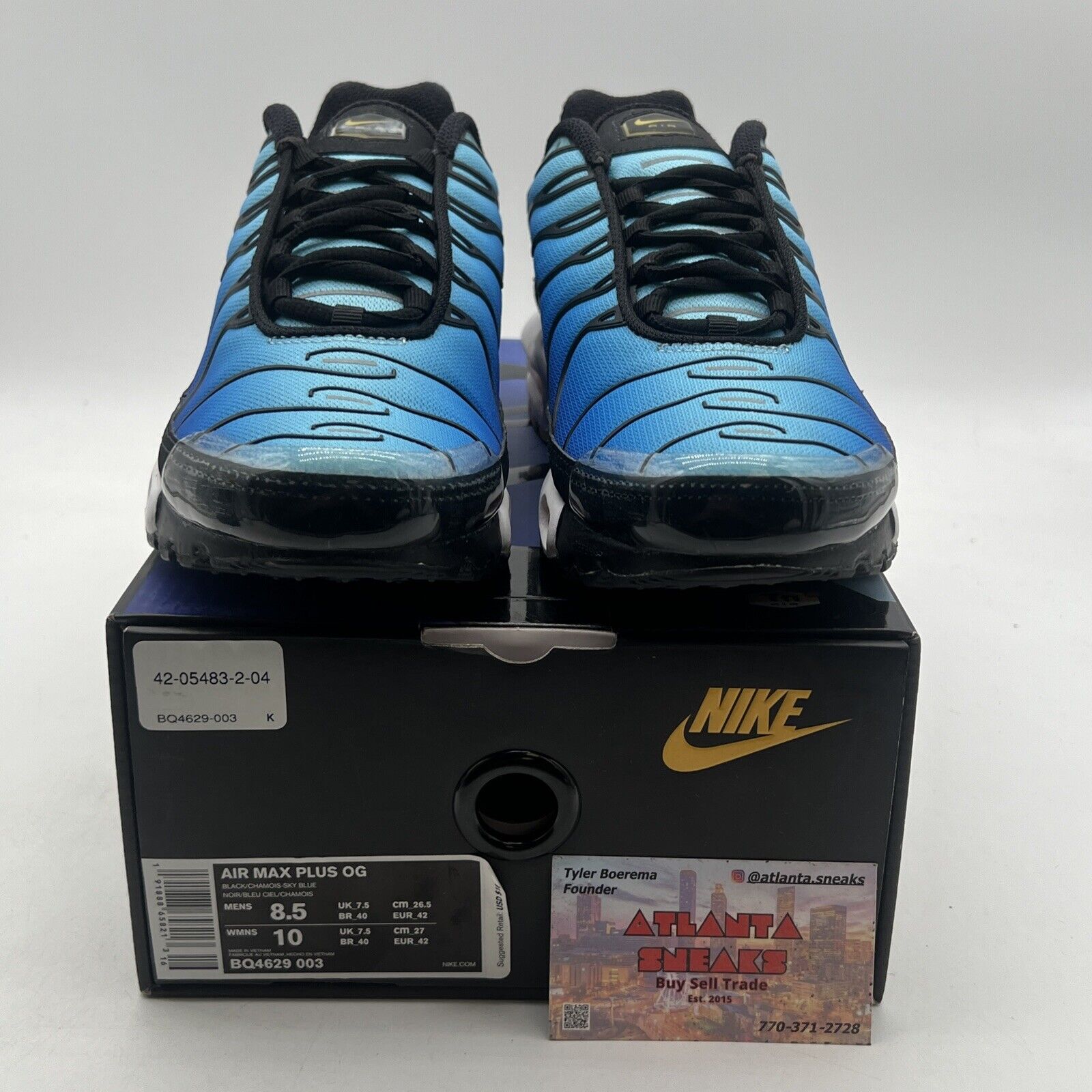 Size 8.5 - Nike Air Max Plus 2018 Hyper Blue (BQ4629-003)