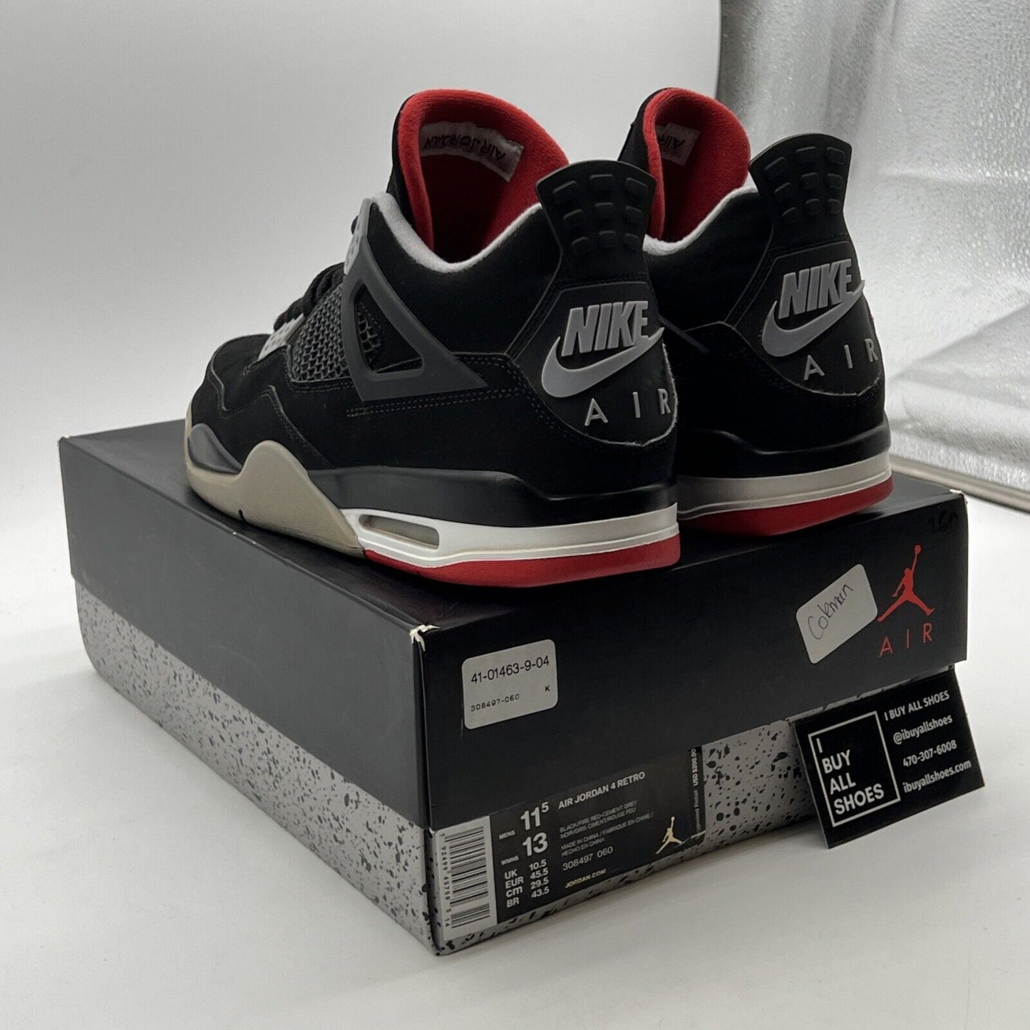 Size 11.5 - Air Jordan 4 Retro OG Mid Bred 2019 (308497-070)