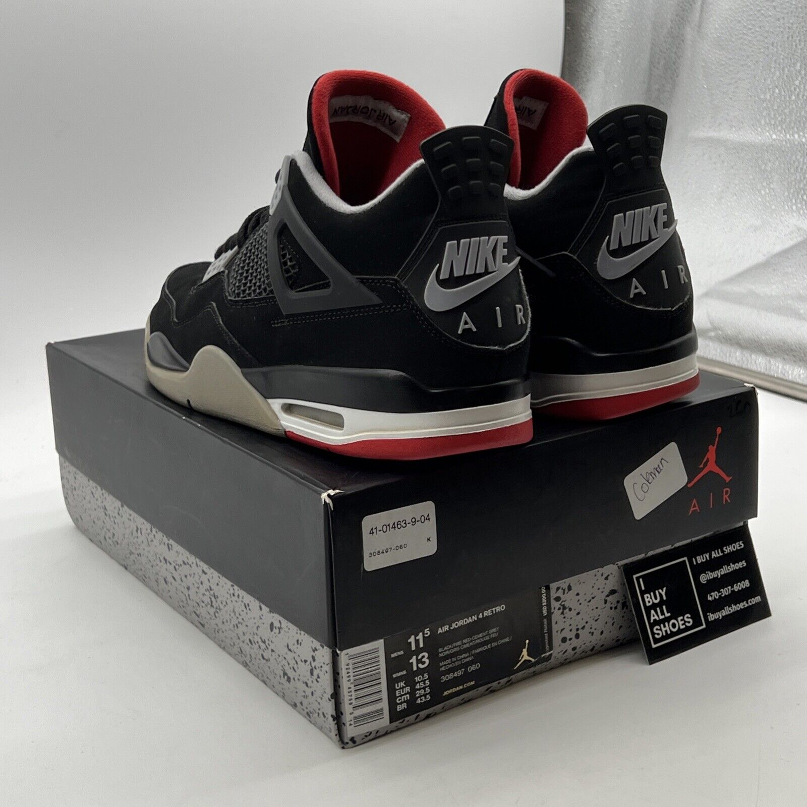 Size 11.5 - Air Jordan 4 Retro OG Mid Bred 2019 (308497-070)