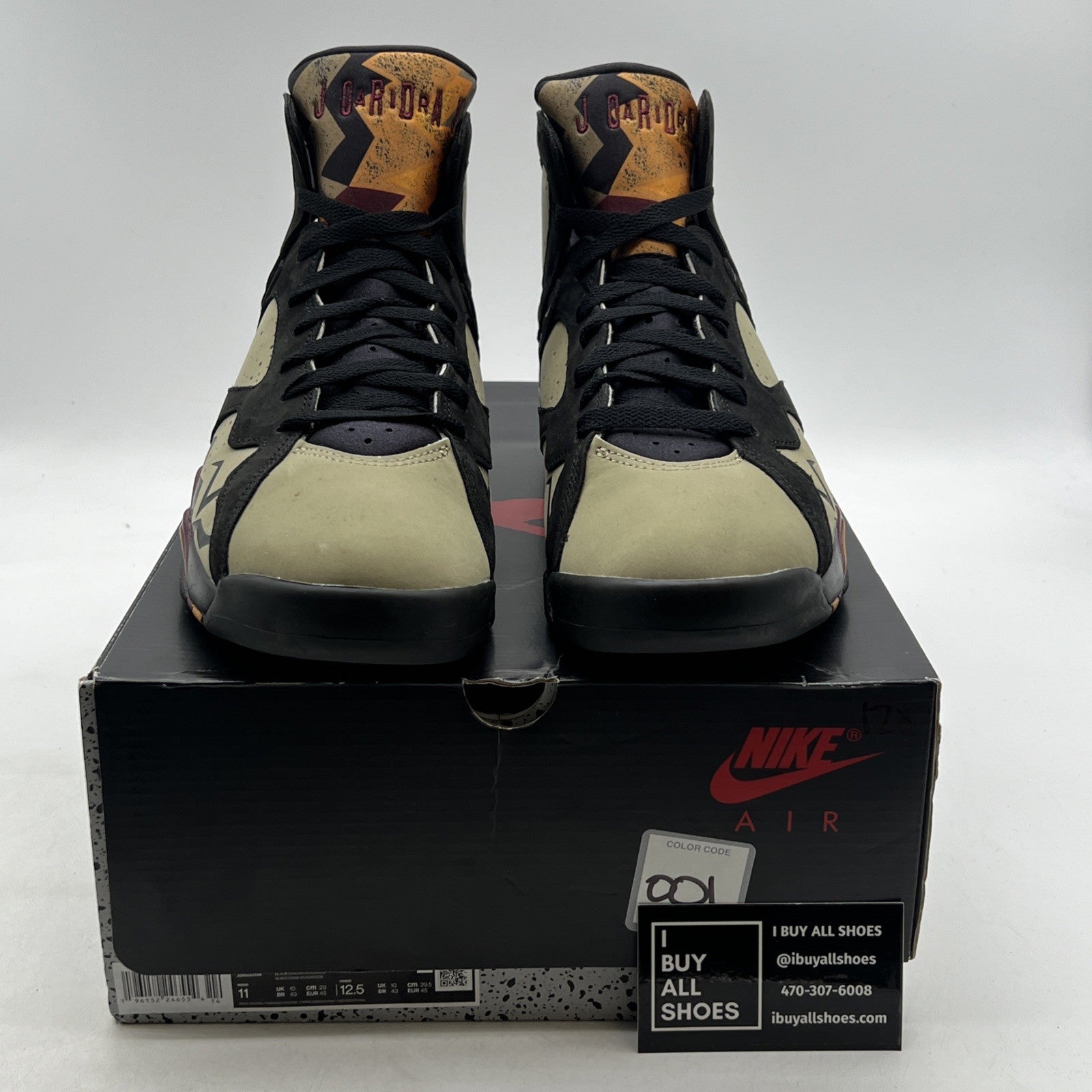 Size 11 - Air Jordan 7 Retro Black Olive 2023 (DN9782-001)