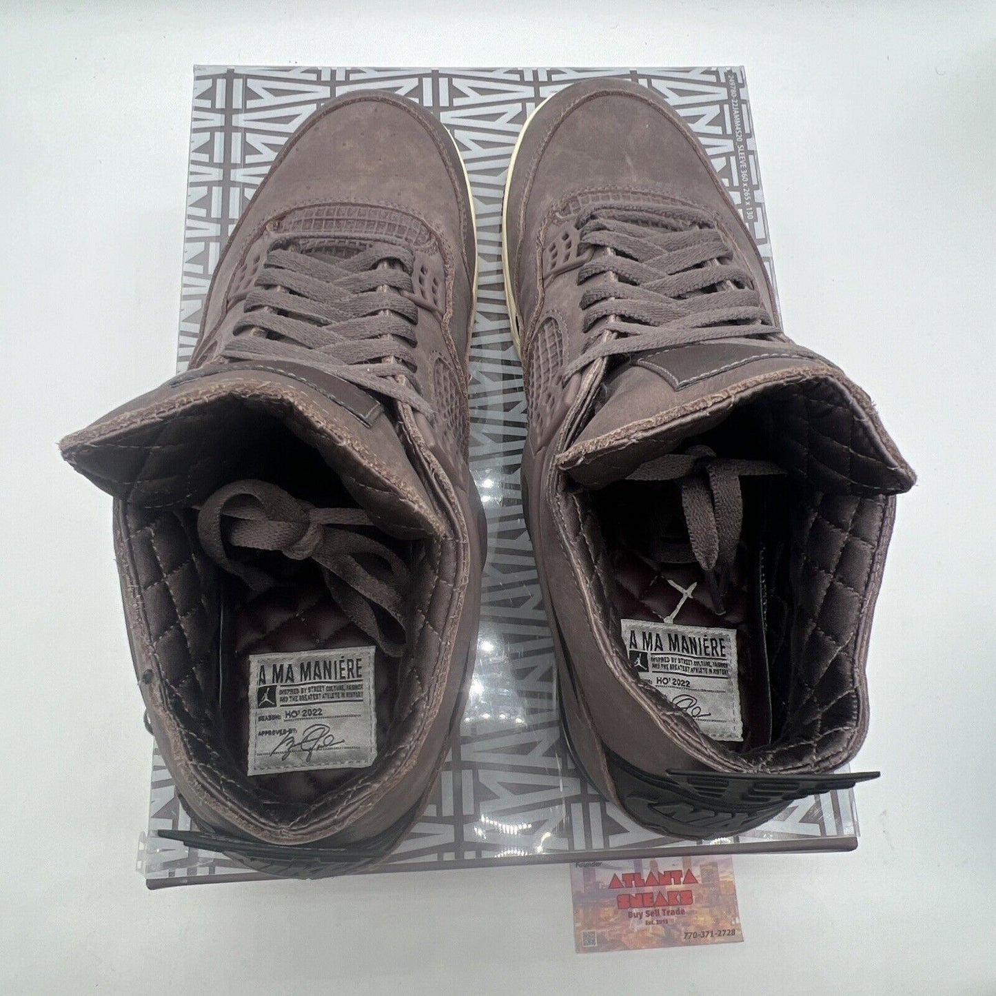 Size 13 - Jordan 4 Retro x A Ma Maniere Mid Violet Ore (DV6773-220)