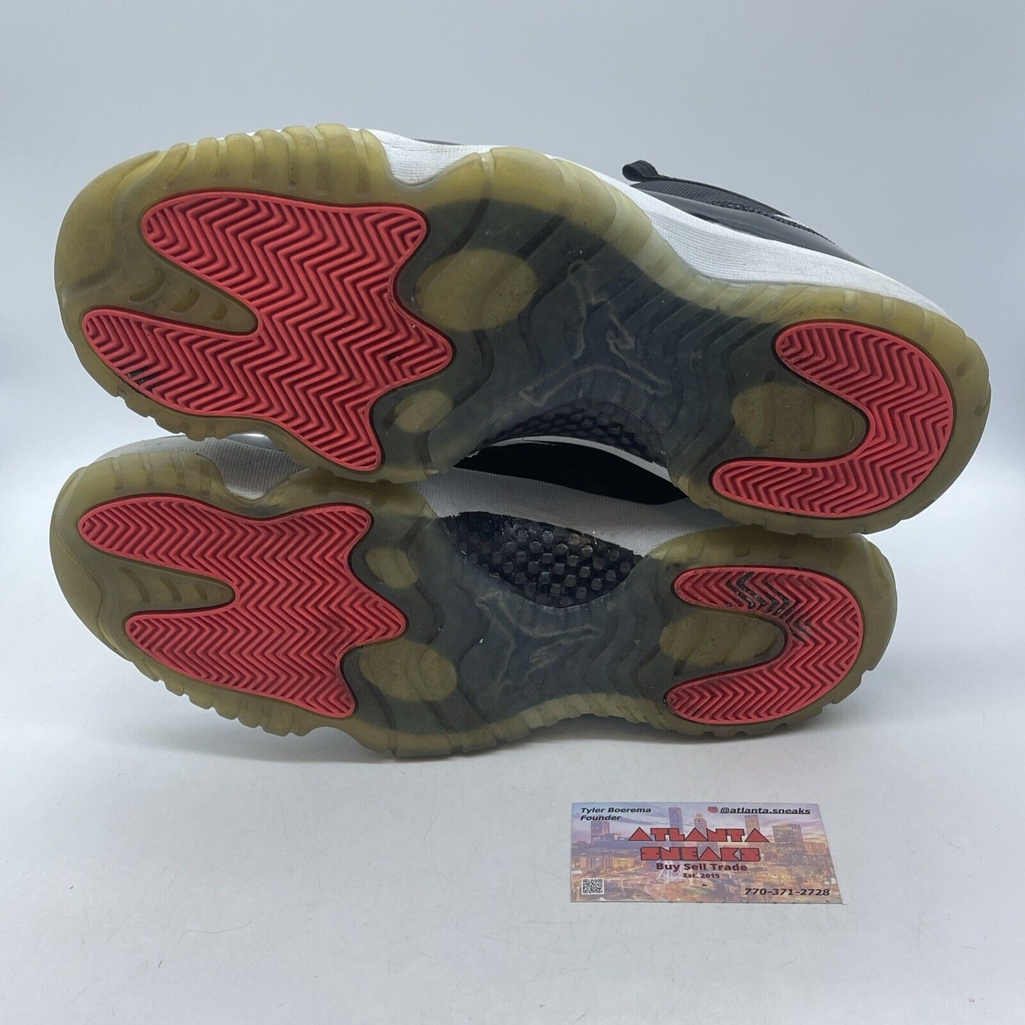 Size 12 - Air Jordan 11 Retro Low Infrared 23 Black Suede Leather (528895-023)